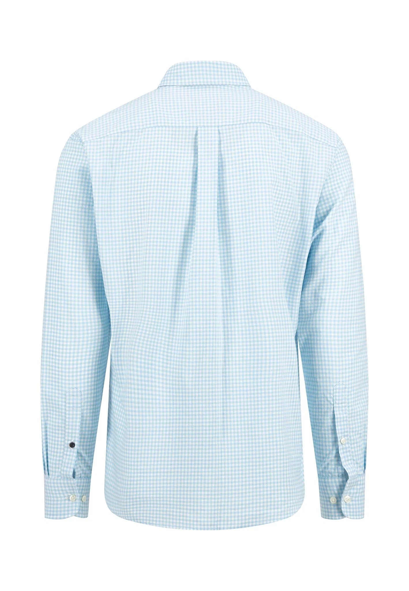 Kariertes Hemd aus Baumwolle mit Button-Down-Kragen - Image 8