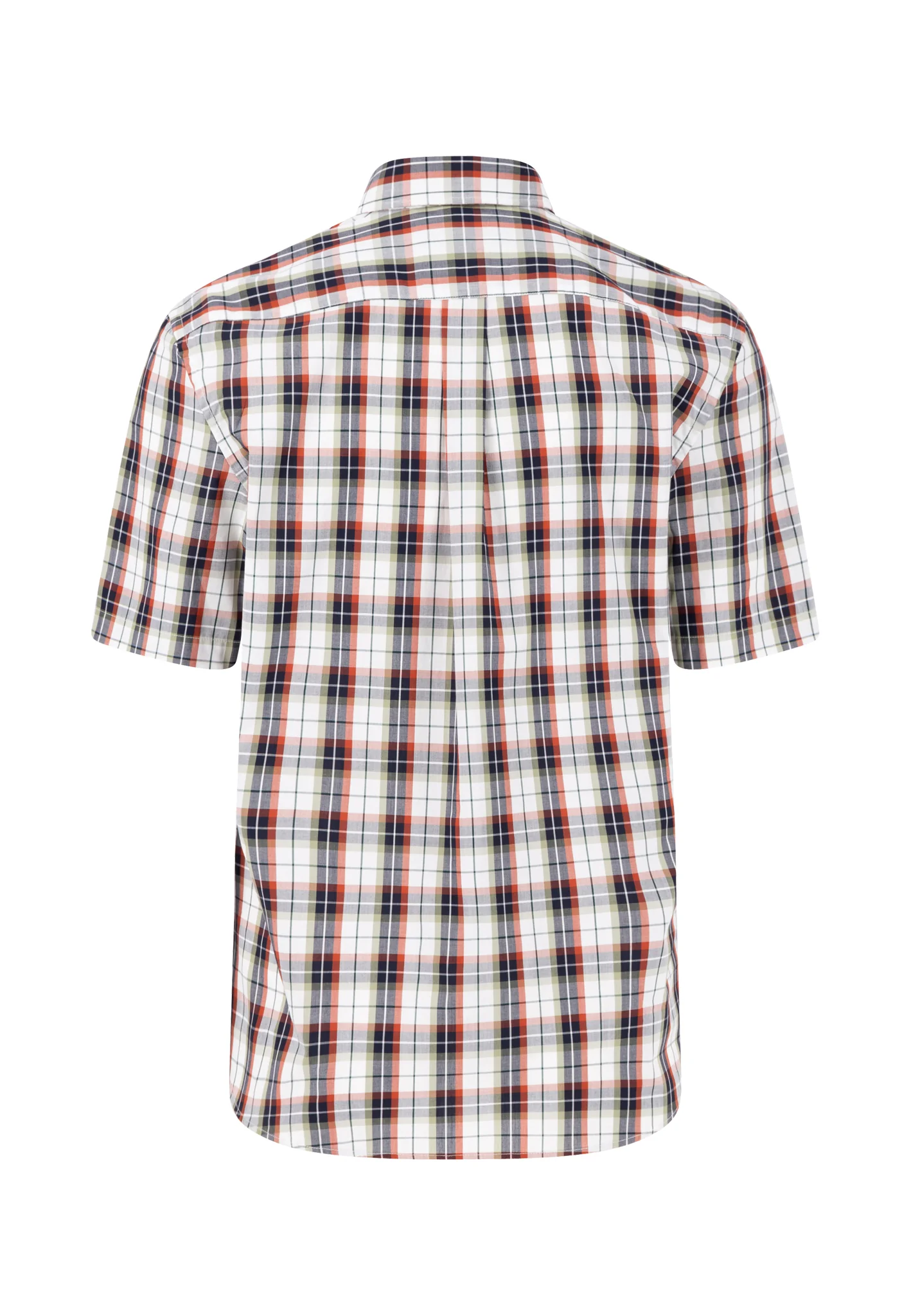 Kariertes Kurzarmhemd mit Button-Down-Kragen - Image 2