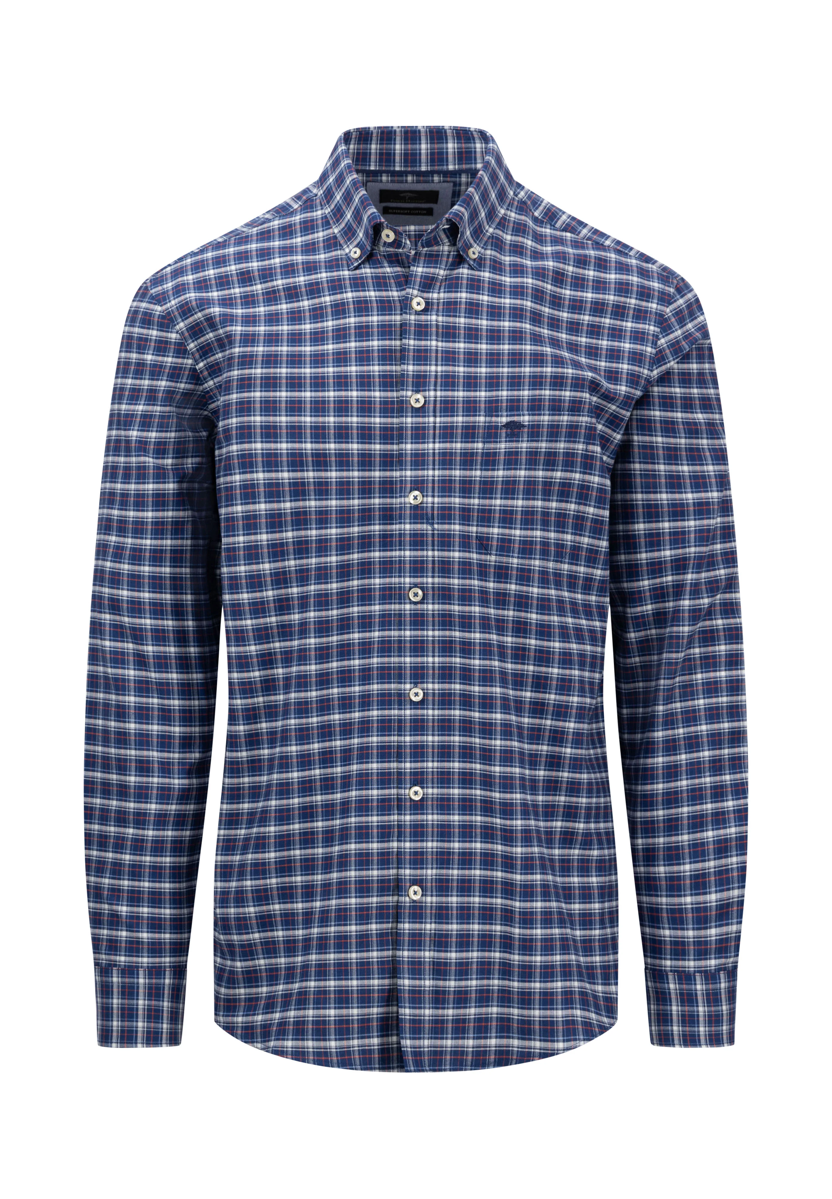 Kariertes Hemd mit Button-Down-Kragen - Image 5