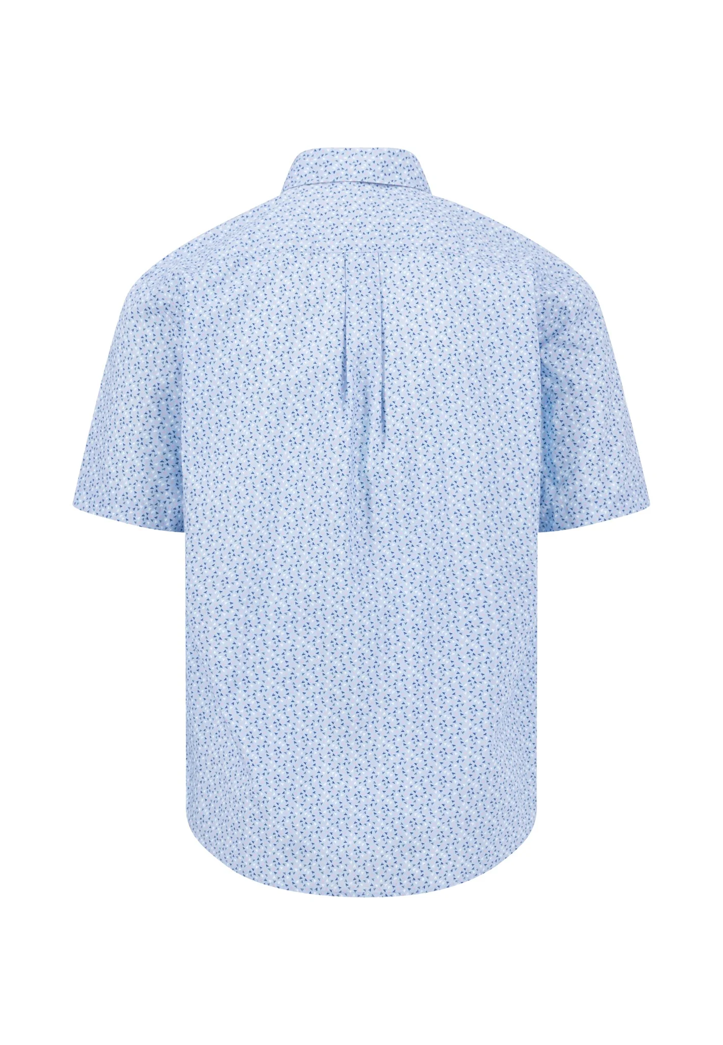 Kurzarmhemd aus Baumwolle mit floralem Allover-Print und Button-Down-Kragen - Image 5