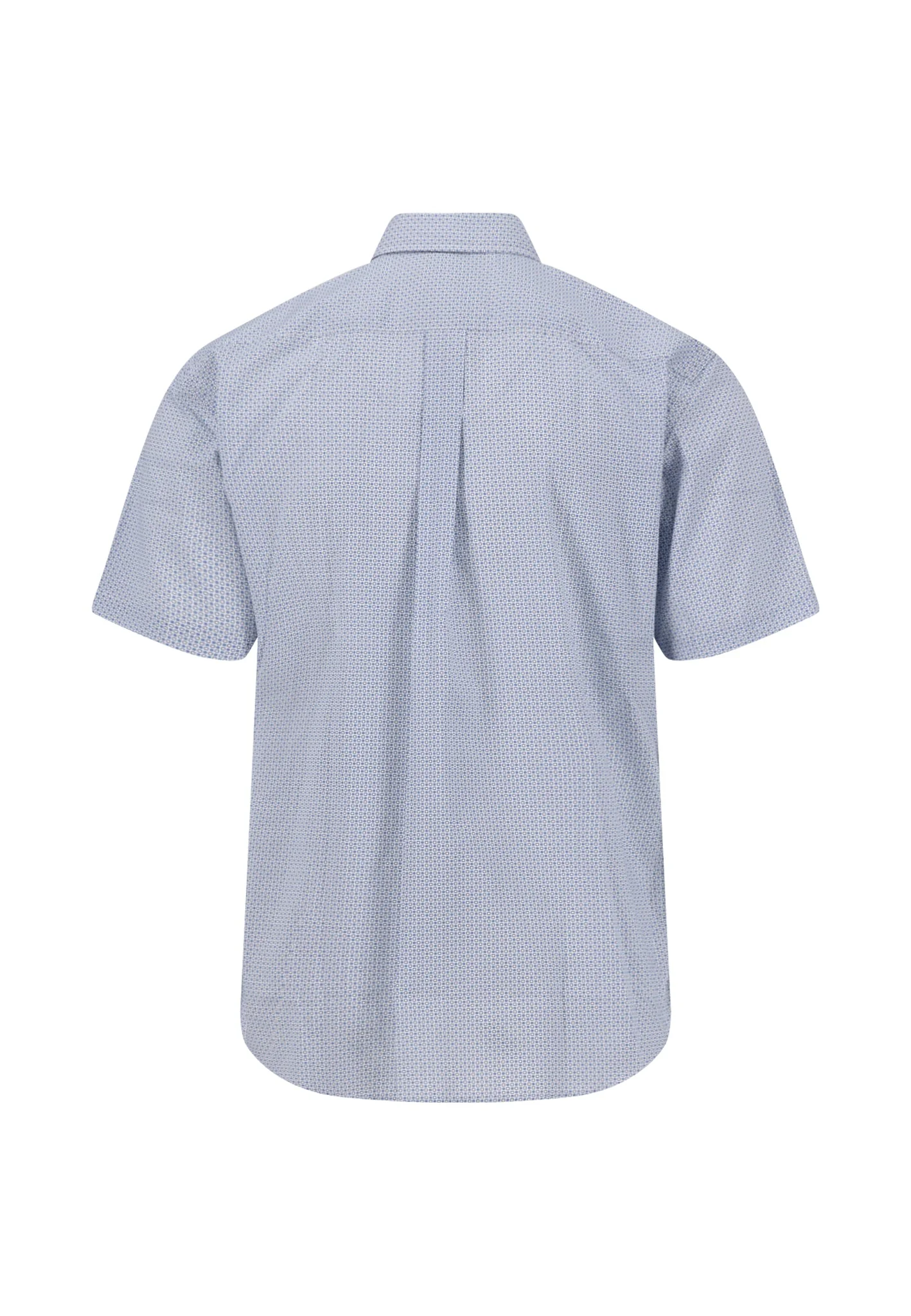 Kurzarmhemd aus Baumwolle mit grafischem Allover-Print und Button-Down-Kragen - Image 5