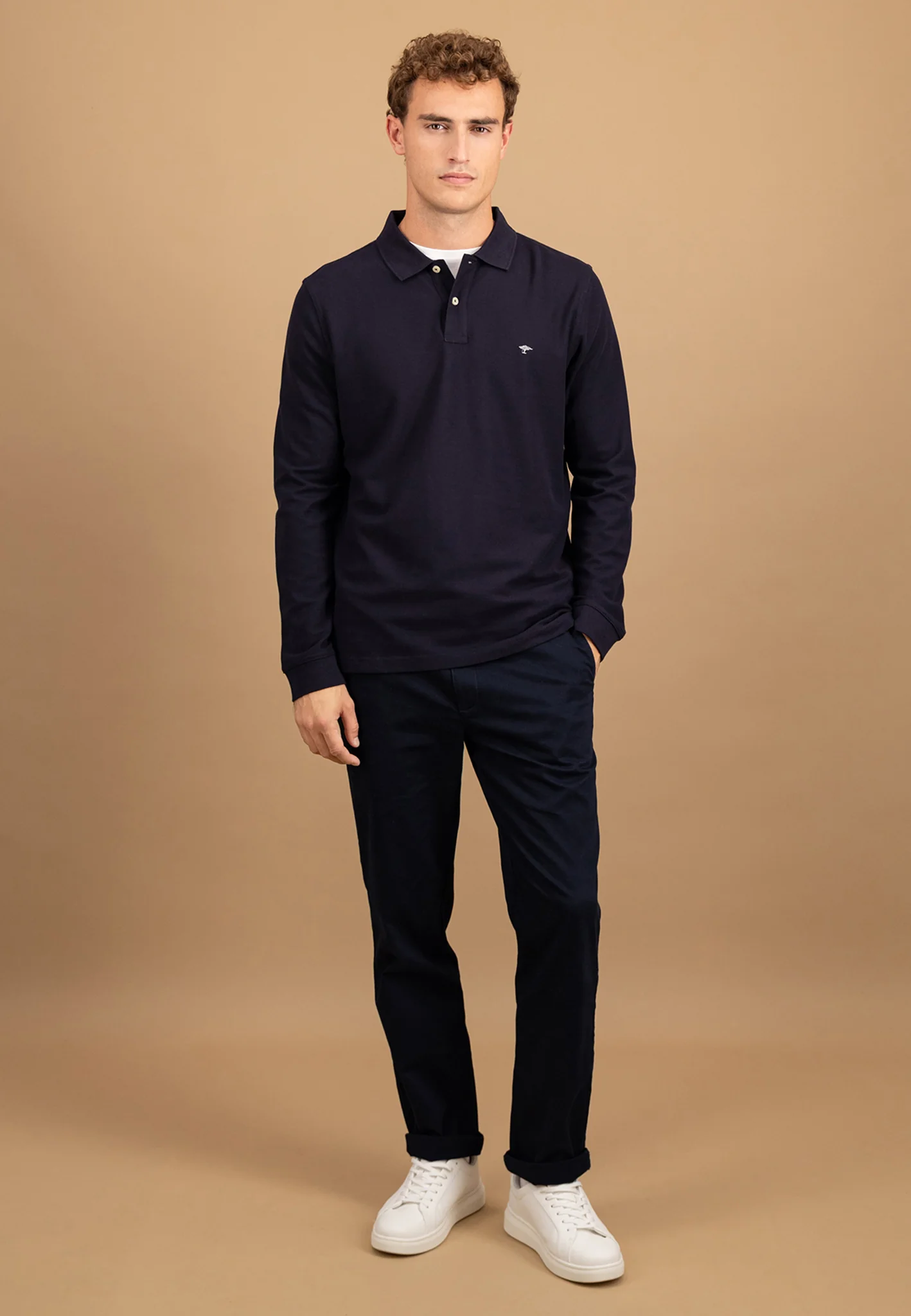 Langarm-Poloshirt aus Baumwolle - Image 10