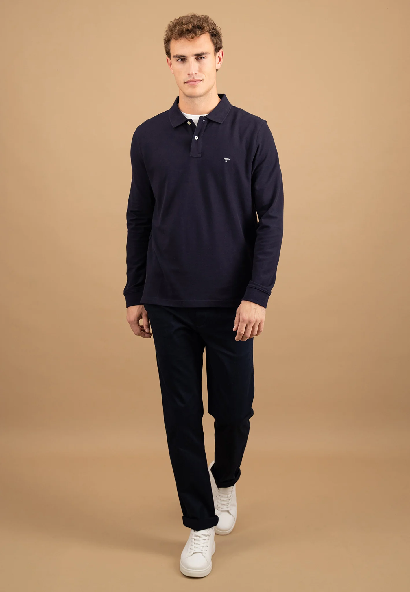 Langarm-Poloshirt aus Baumwolle - Image 11