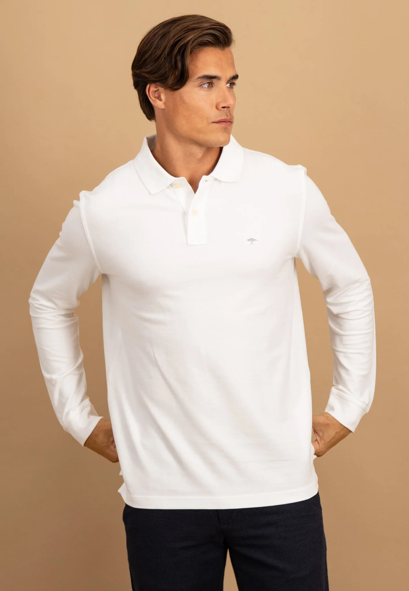 Langarm-Poloshirt aus Baumwolle - Image 20