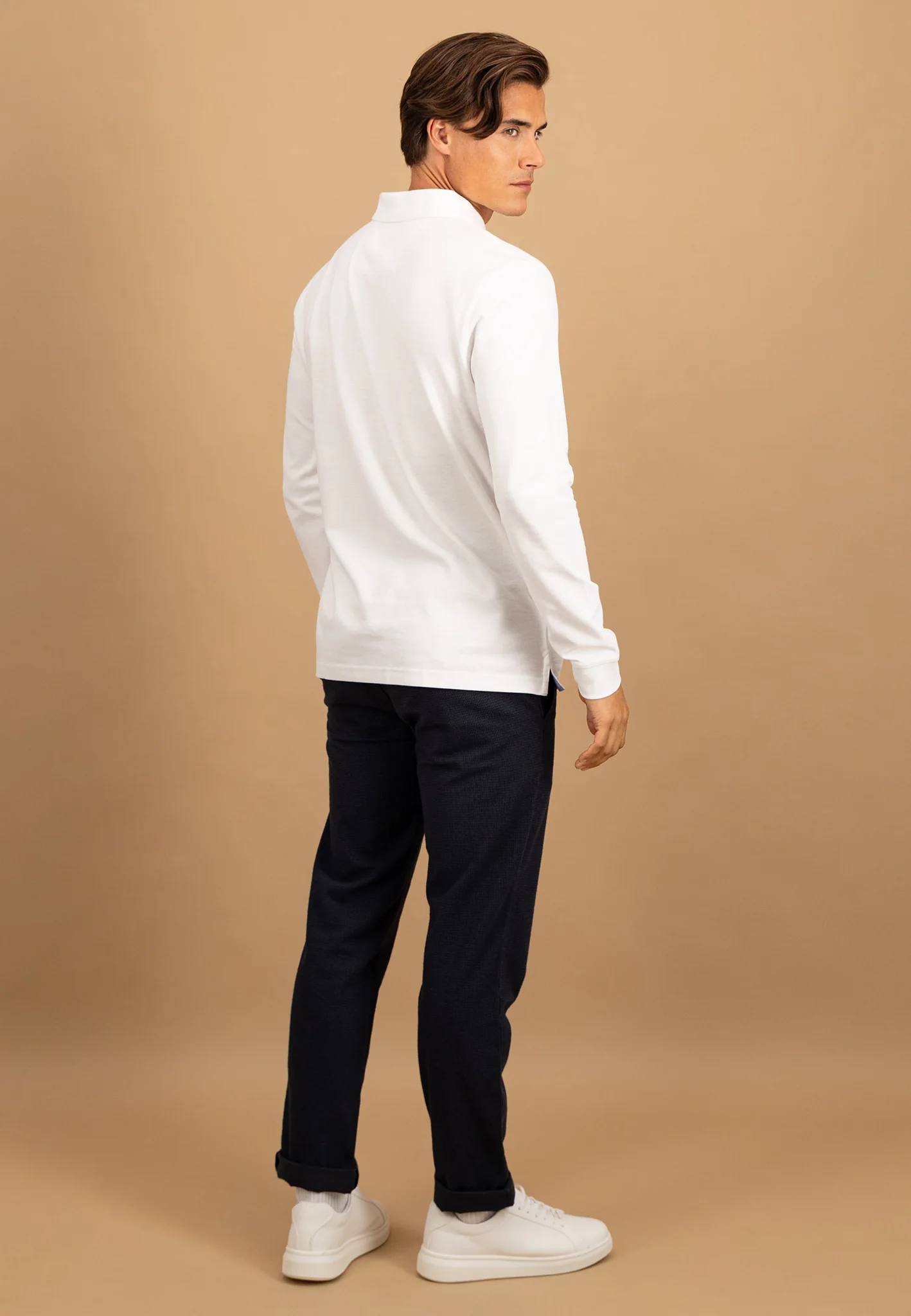 Langarm-Poloshirt aus Baumwolle - Image 22