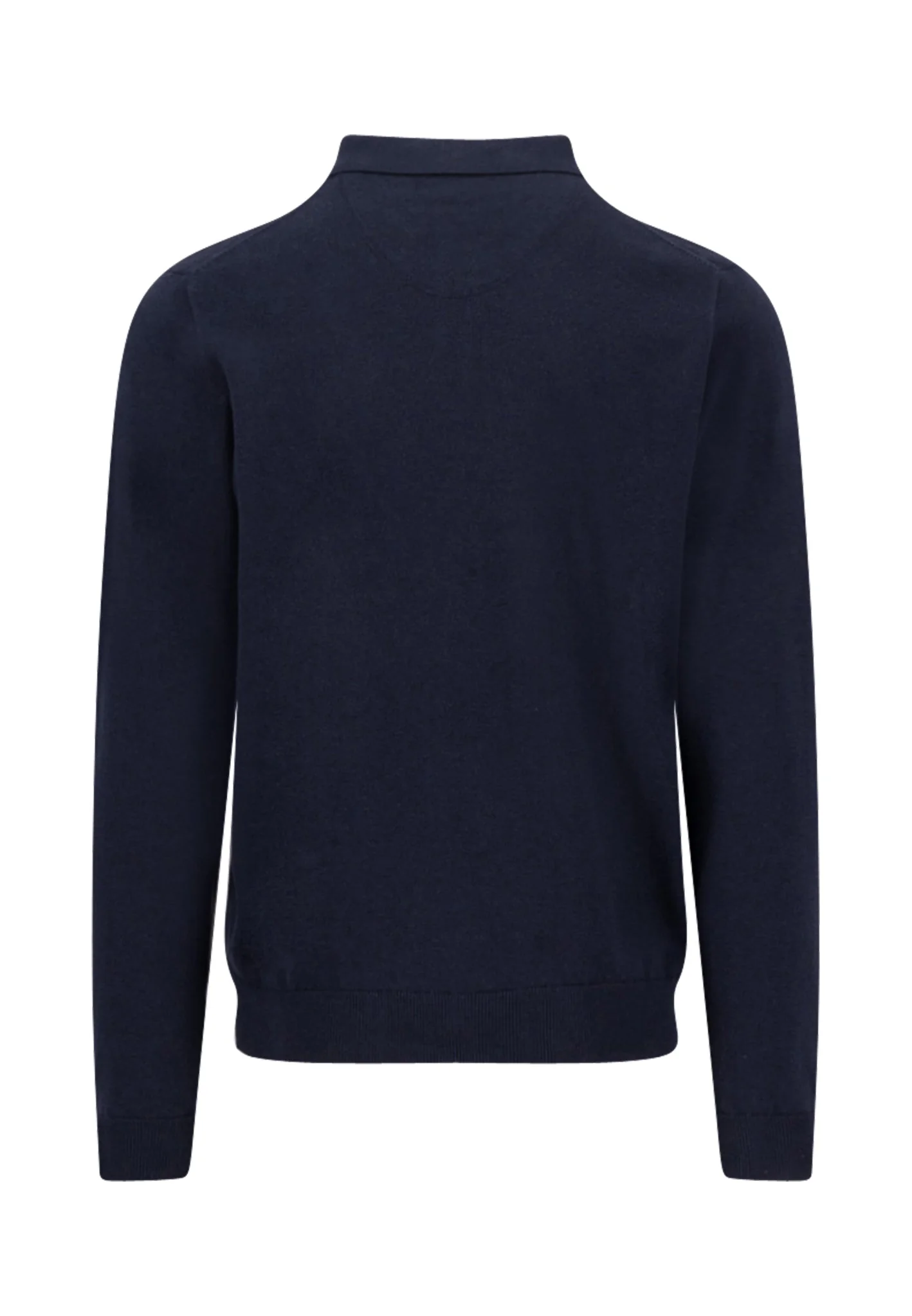Langarm-Poloshirt aus Baumwolle mit Feinstrickstruktur - Image 5