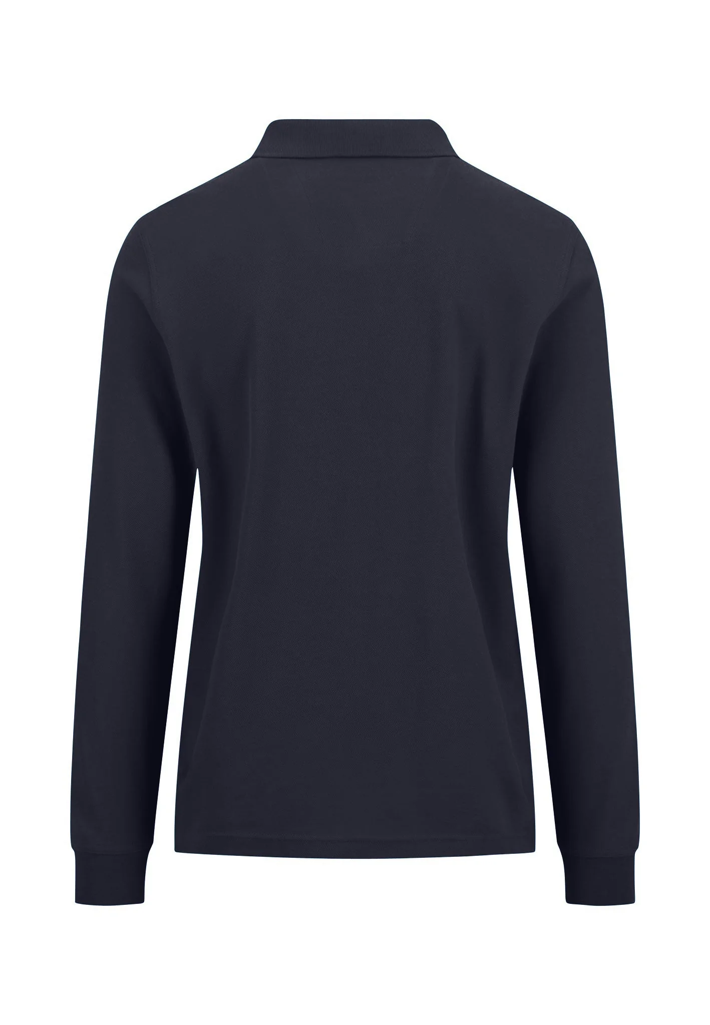 Langarm-Poloshirt aus Baumwolle mit Struktur - Image 5
