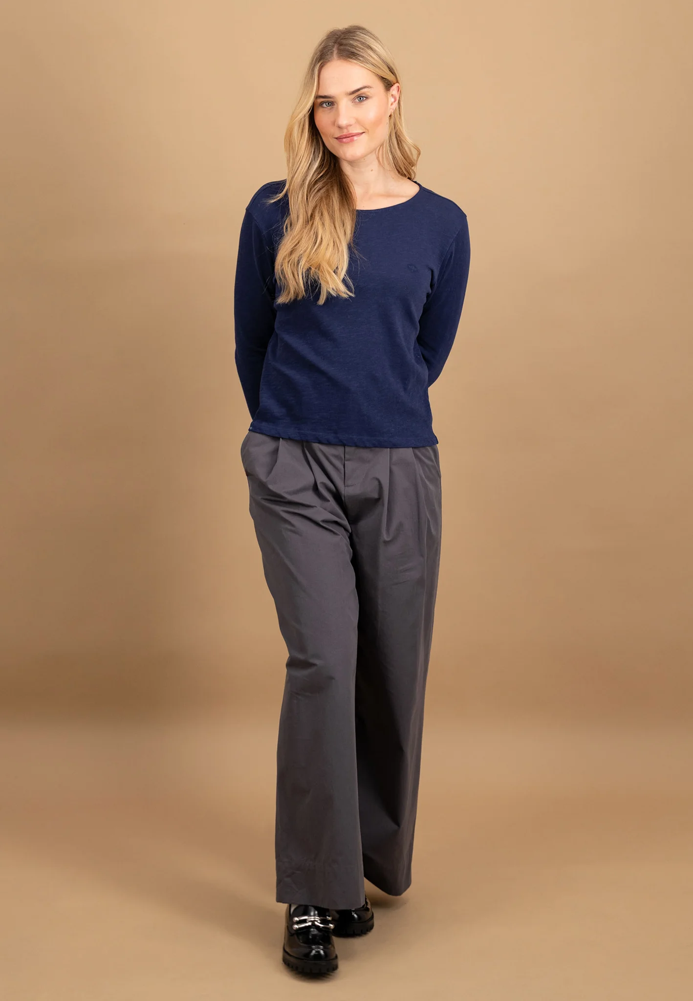 Langarmshirt aus Baumwolle mit Rundhalsausschnitt - Image 4