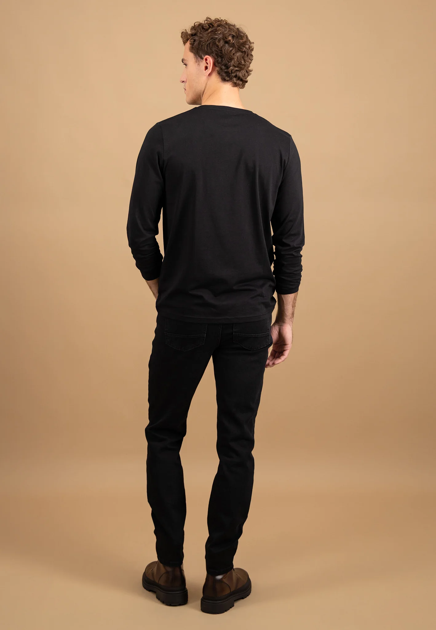 Langarmshirt aus Baumwolle mit Rundhalsausschnitt - Image 17