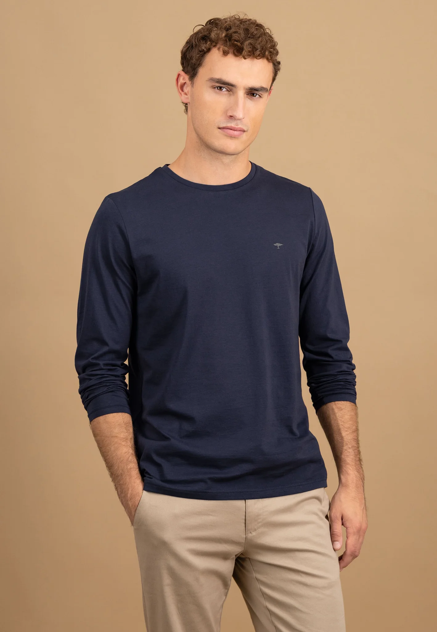 Langarmshirt aus Baumwolle mit Rundhalsausschnitt - Image 3