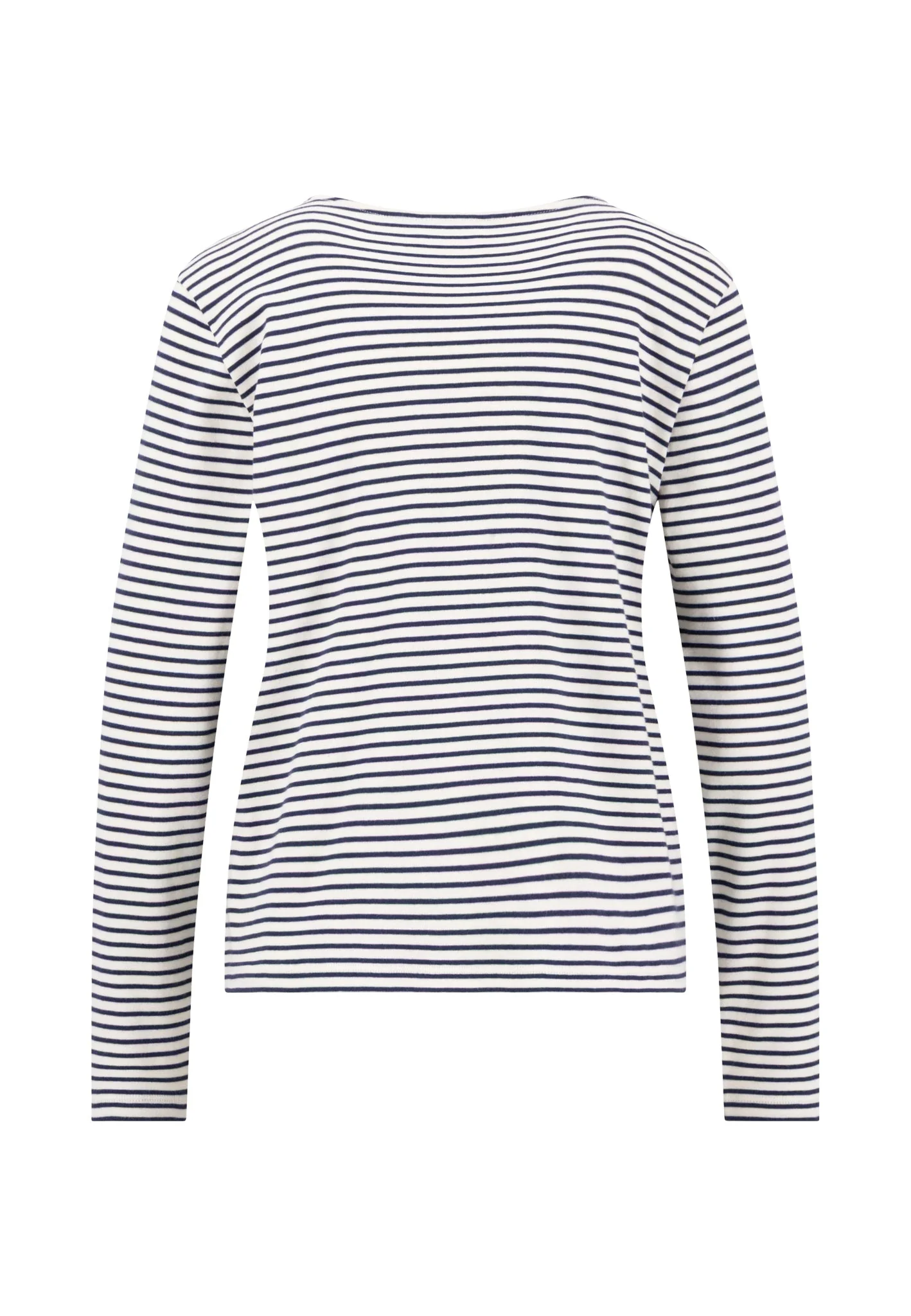 Langarmshirt aus Baumwolle mit Streifenmuster und Rundhalsausschnitt - Image 12