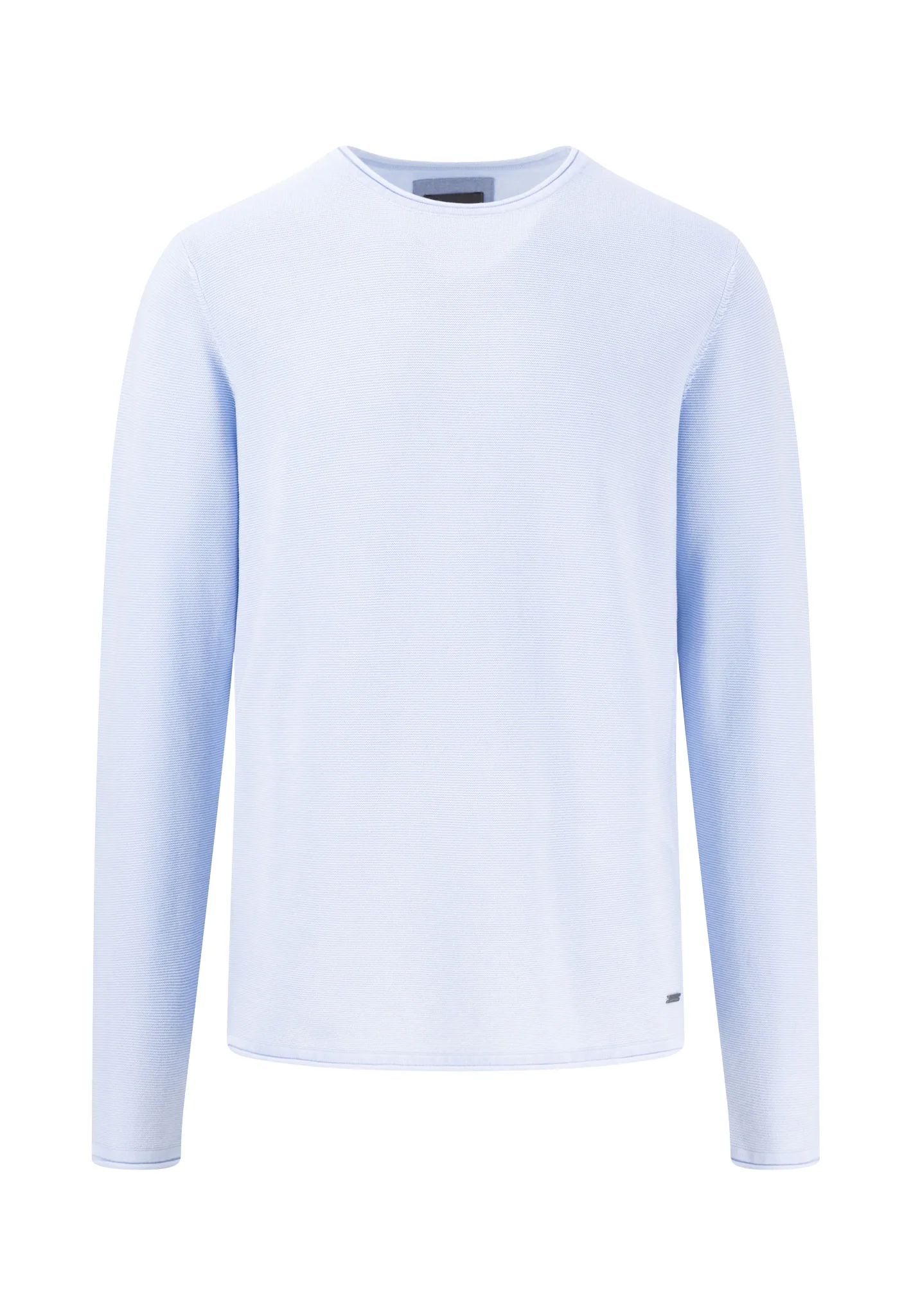 Langarmshirt aus Baumwolle mit Strukturmuster - Image 5