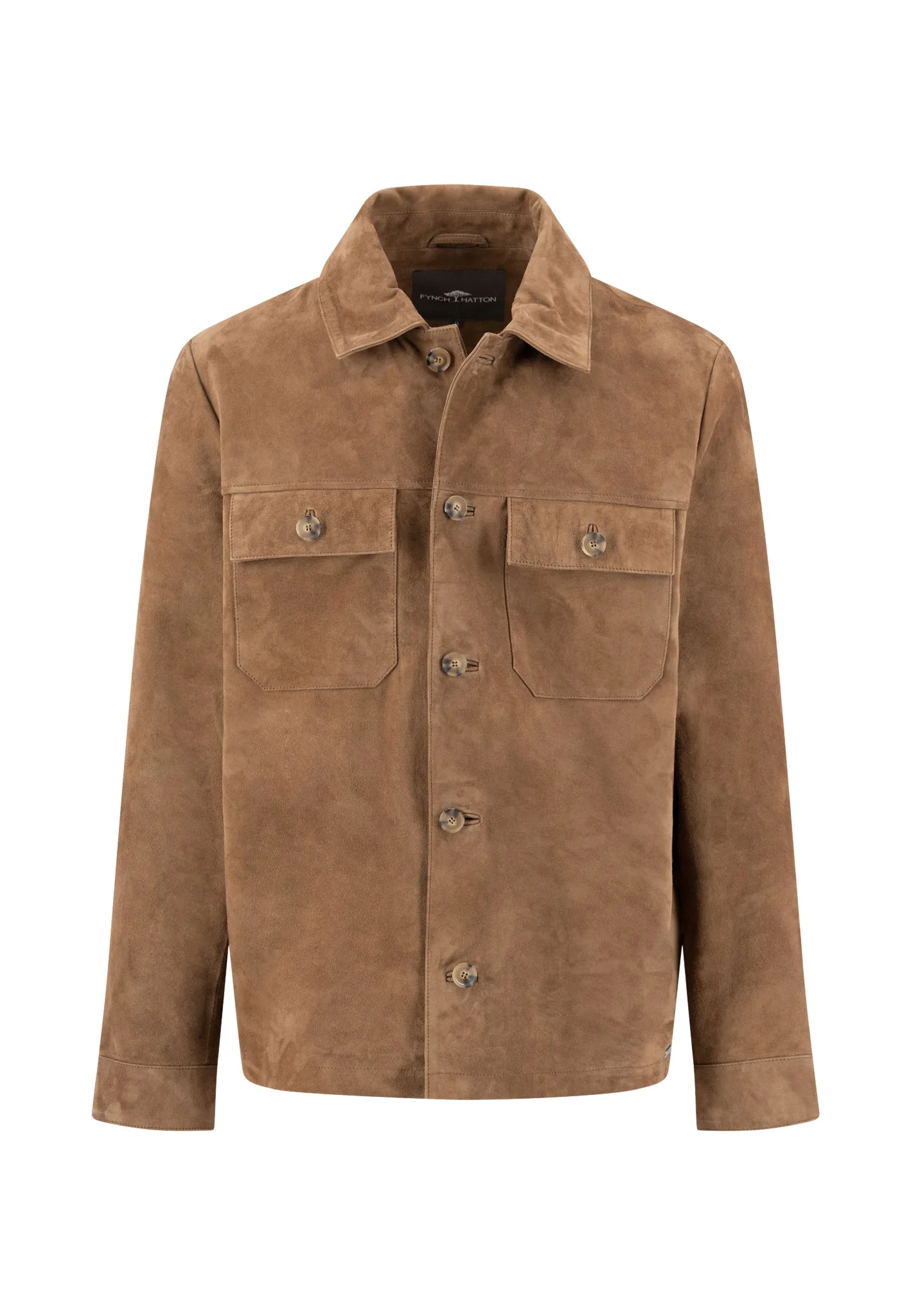 Lederjacke aus Veloursleder mit Brusttaschen - Image 4