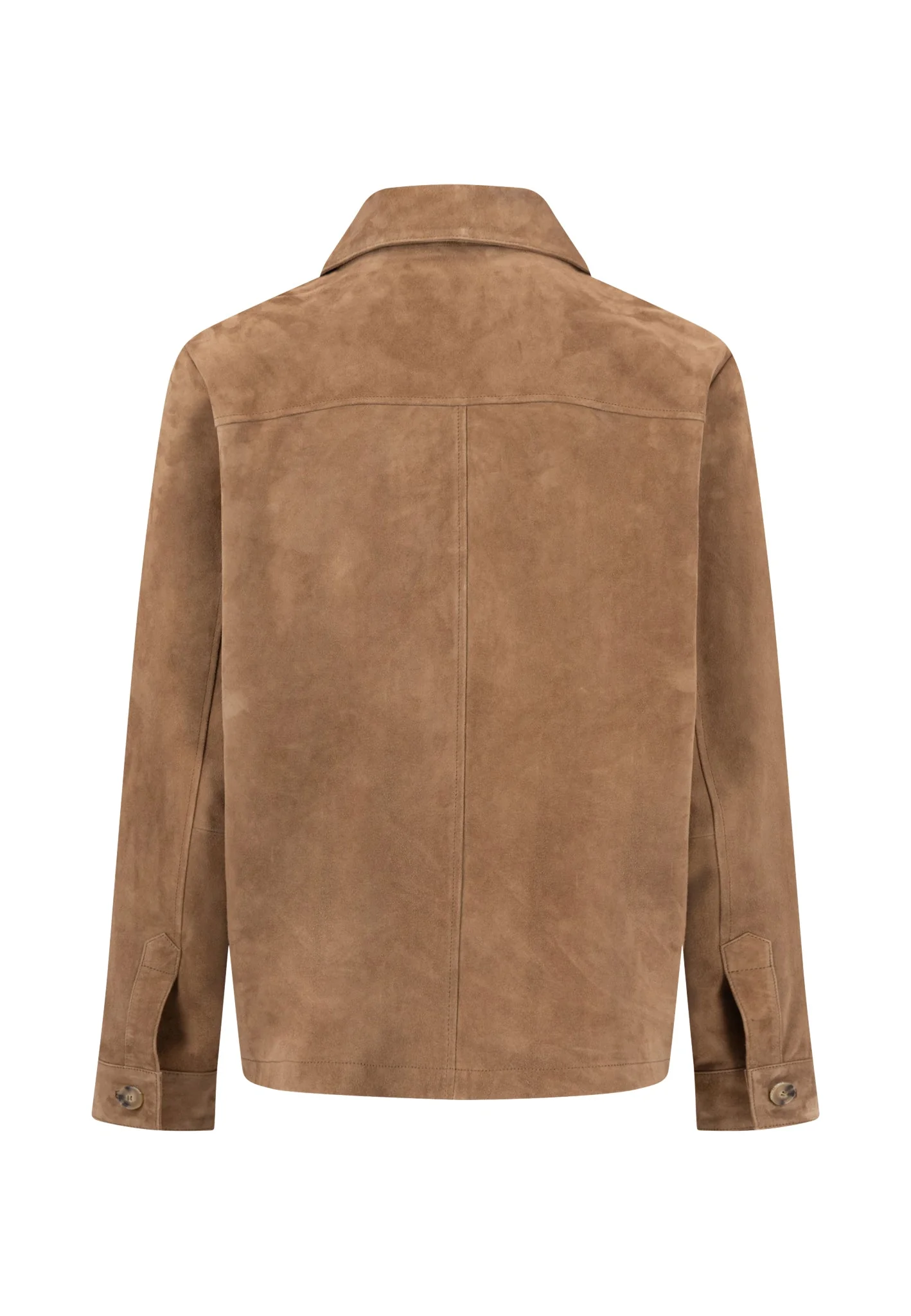 Lederjacke aus Veloursleder mit Brusttaschen - Image 5