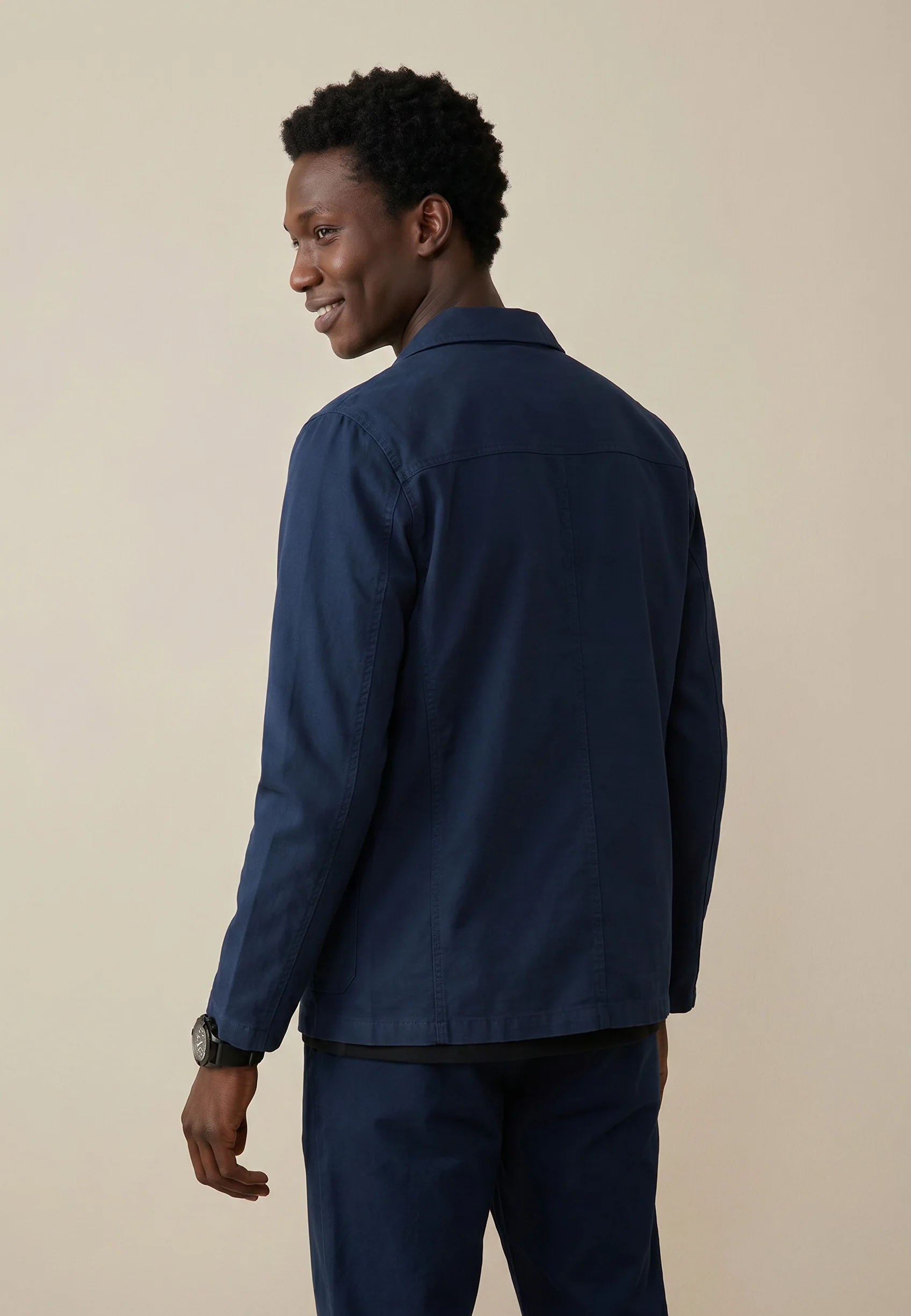Overshirt aus Baumwoll-Leinen-Mix mit Knopfleiste und Taschen - Image 8
