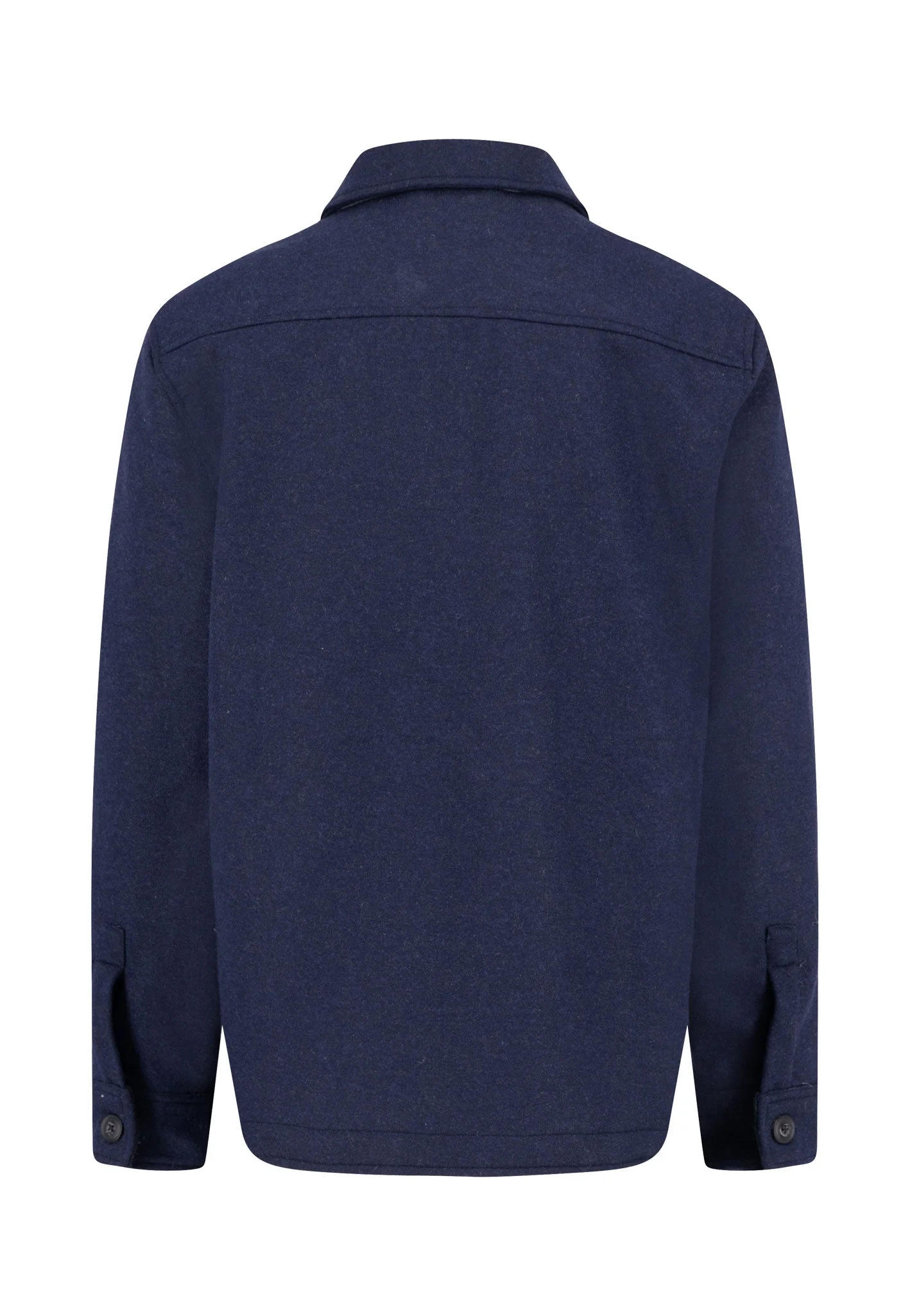 Overshirt aus Wollmix mit Brusttaschen und Reißverschluss - Image 4