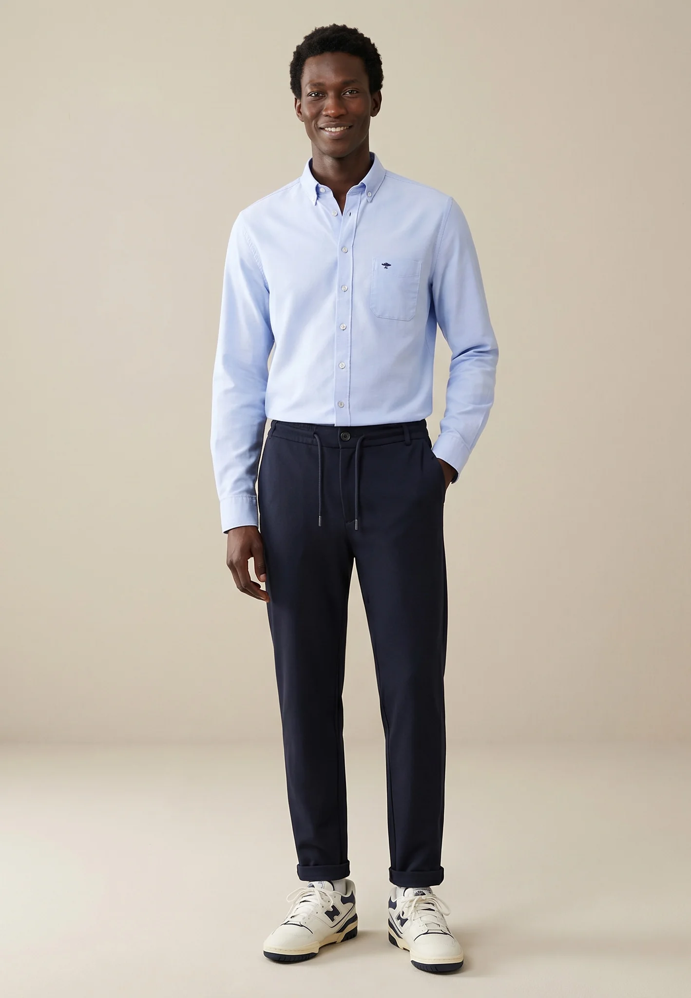 Oxfordhemd aus Baumwolle mit Button-Down-Kragen - Image 7