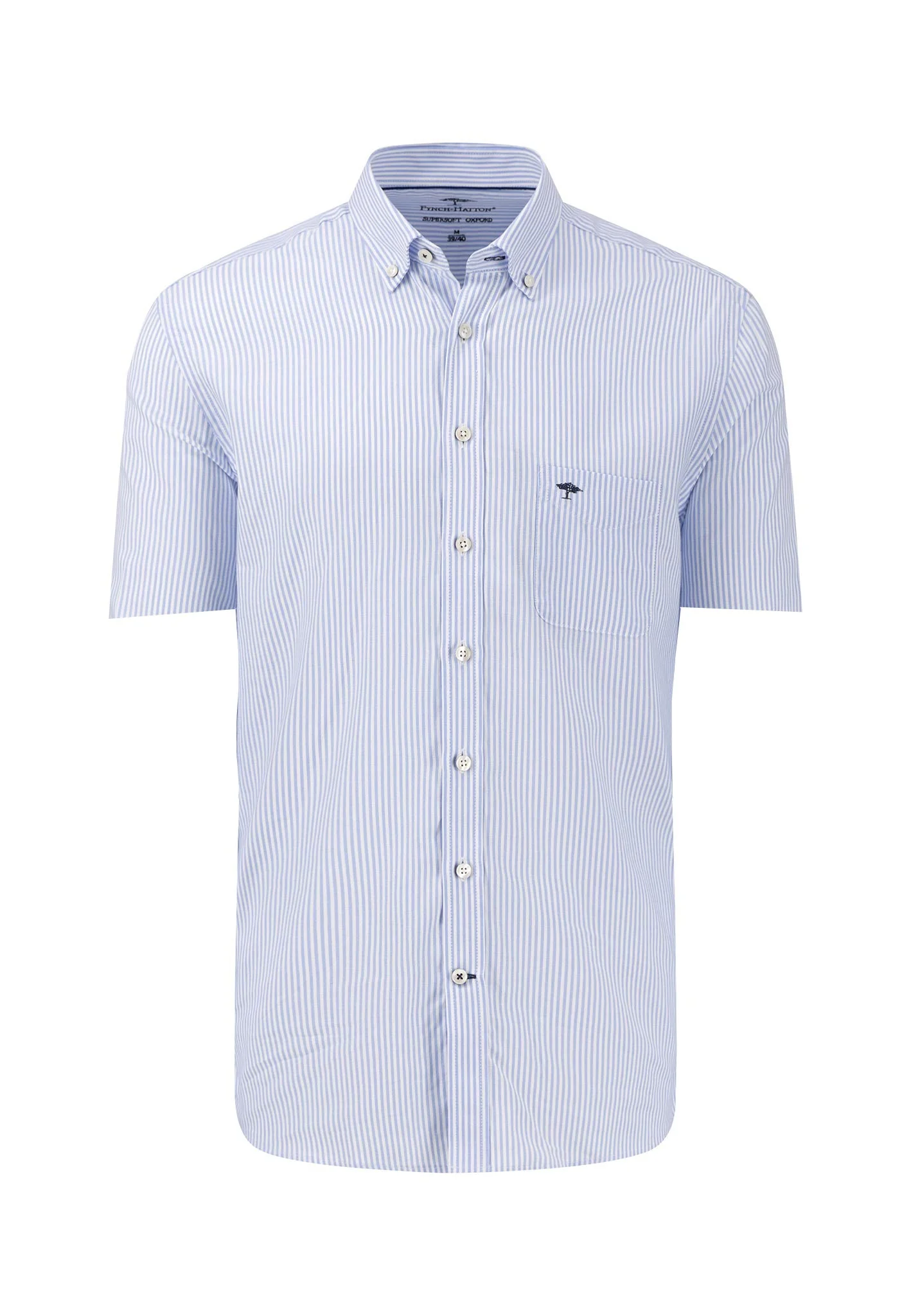Oxfordhemd aus Baumwolle mit Button-Down-Kragen und Kurzarm - Image 10
