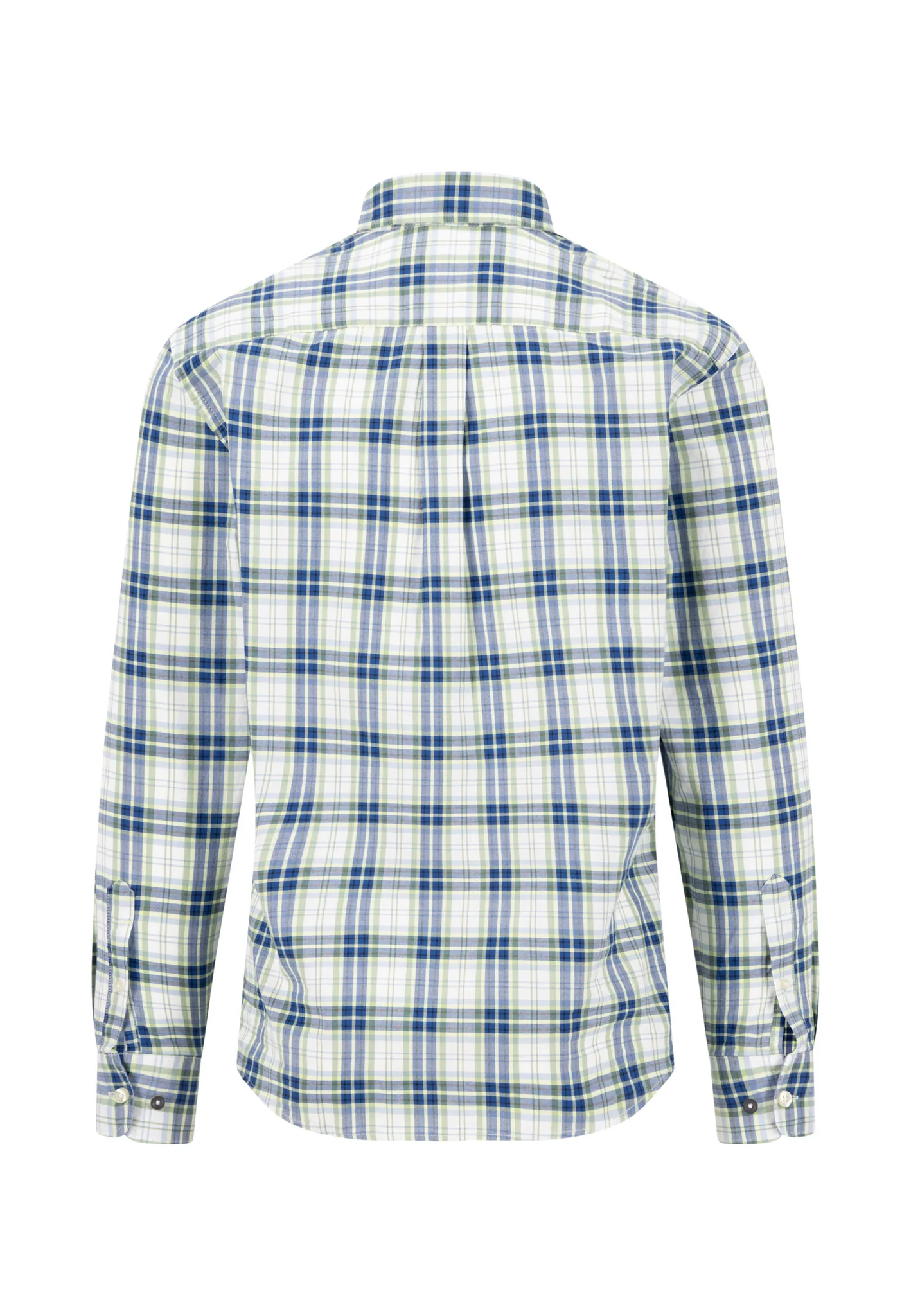 Oxfordhemd aus Baumwolle mit Karomuster und Button-Down-Kragen - Image 5