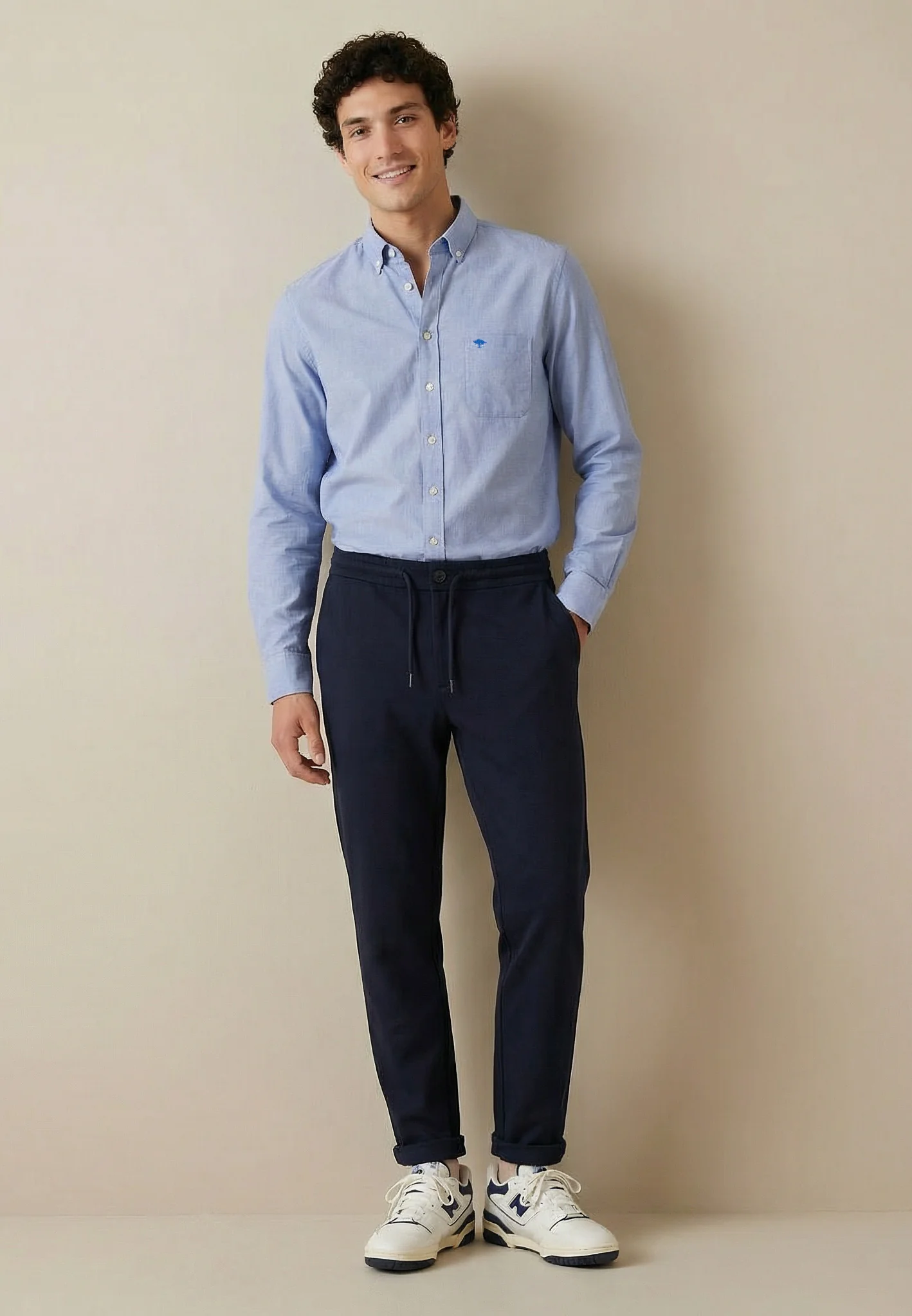 Oxfordhemd aus Baumwolle mit Karomuster und Button-Down-Kragen - Image 7