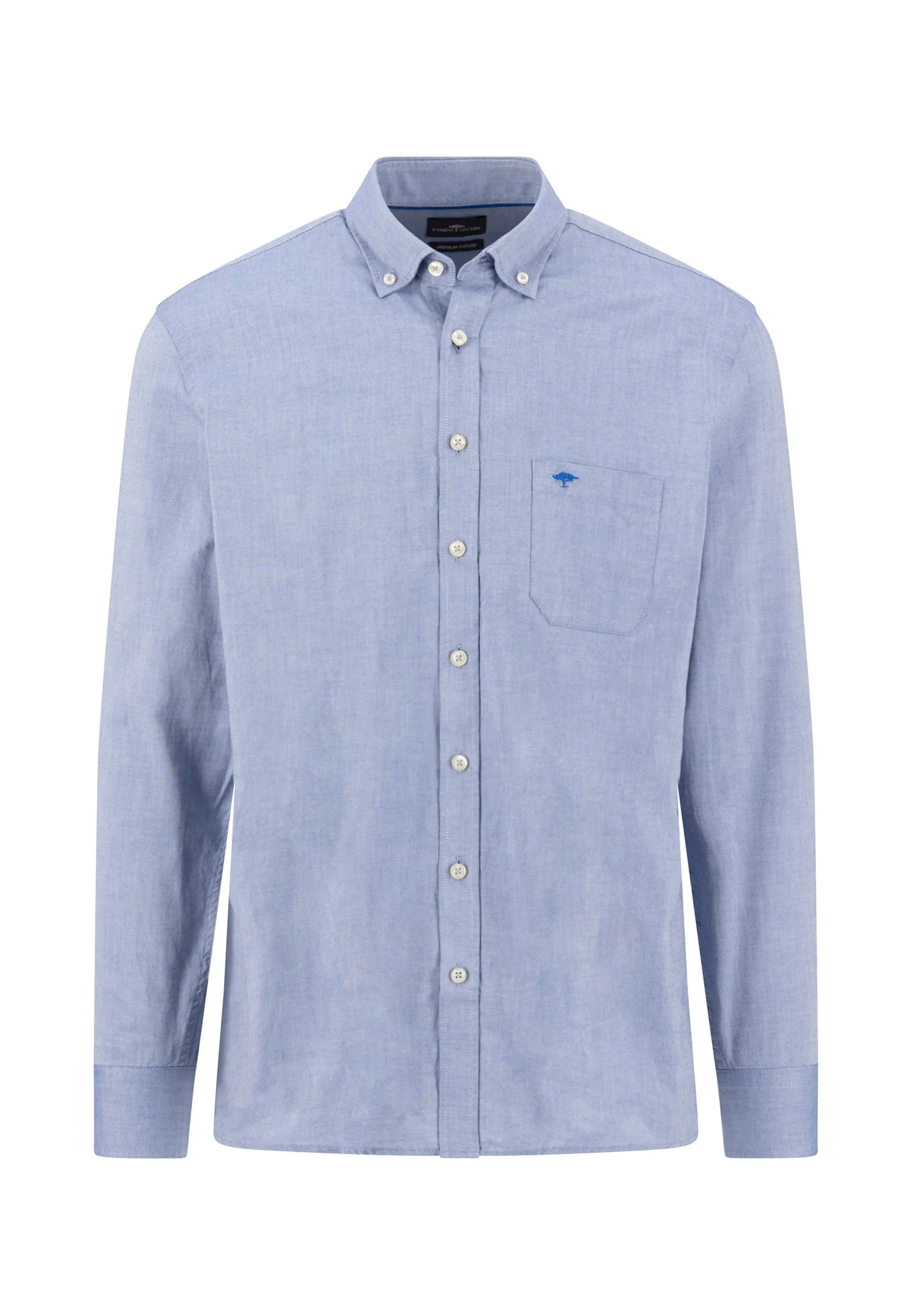 Oxfordhemd aus Baumwolle mit Karomuster und Button-Down-Kragen - Image 9