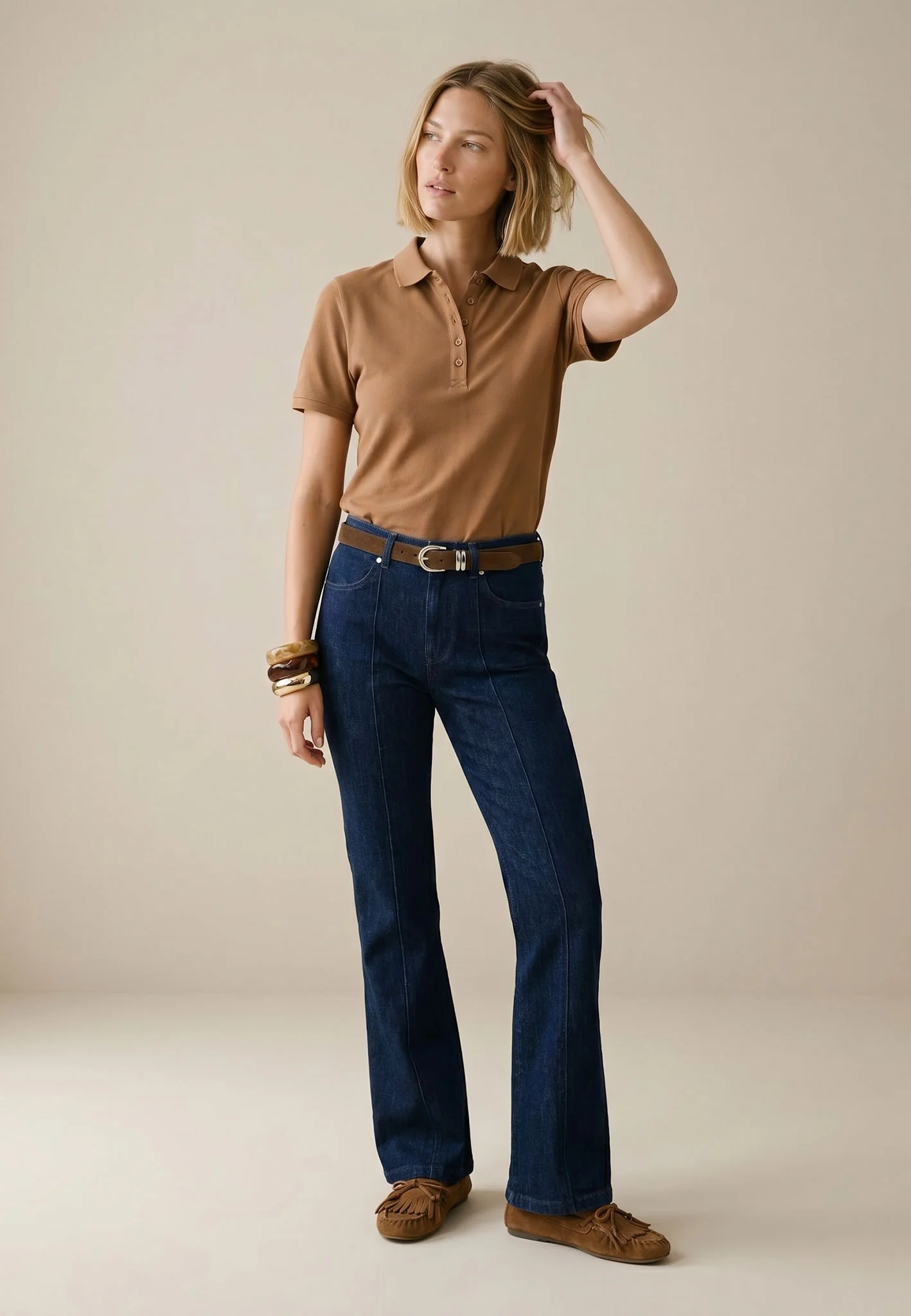 Poloshirt aus Baumwoll-Piqué mit Knopfleiste - Image 14