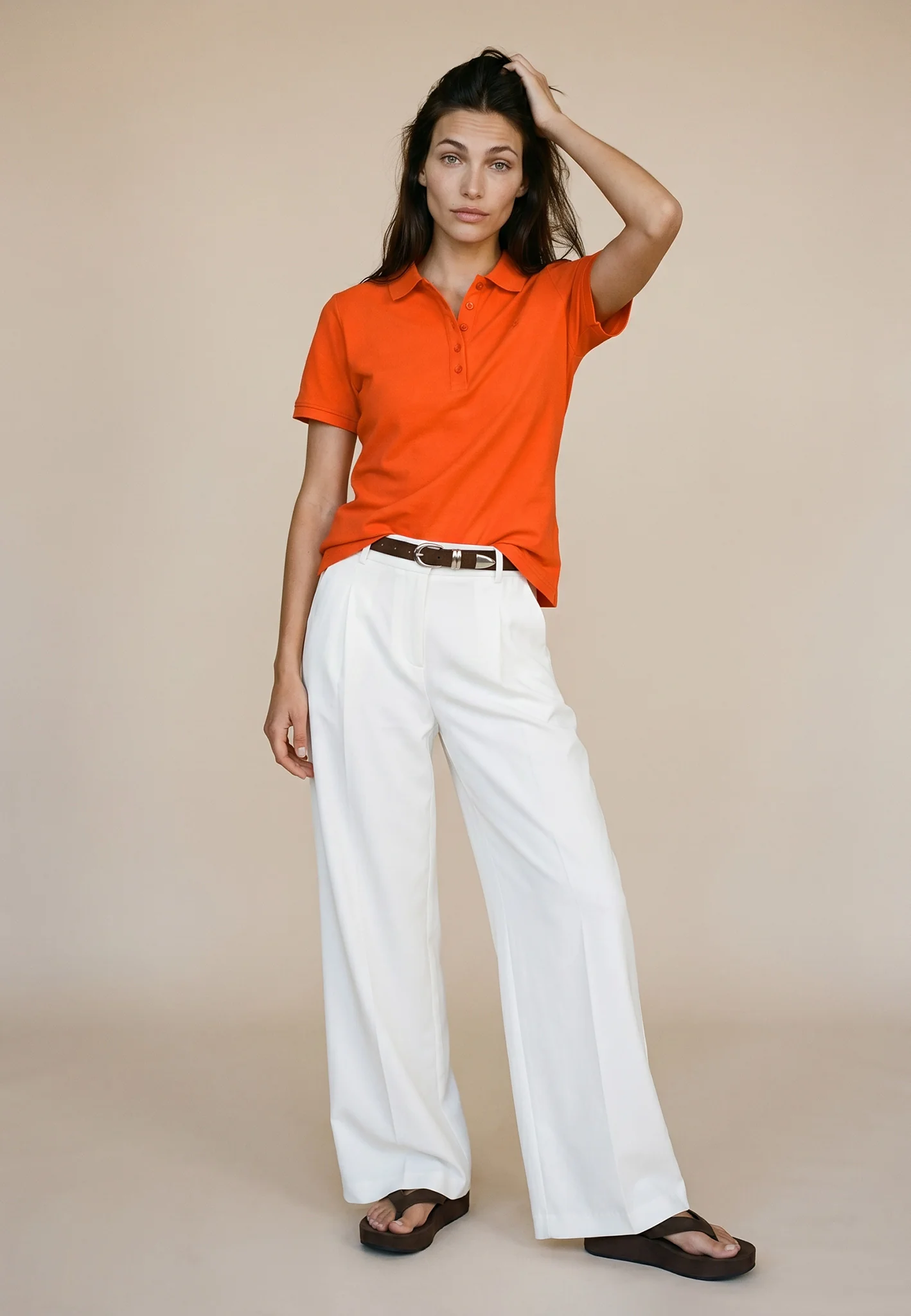 Poloshirt aus Baumwoll-Piqué mit Knopfleiste - Image 8