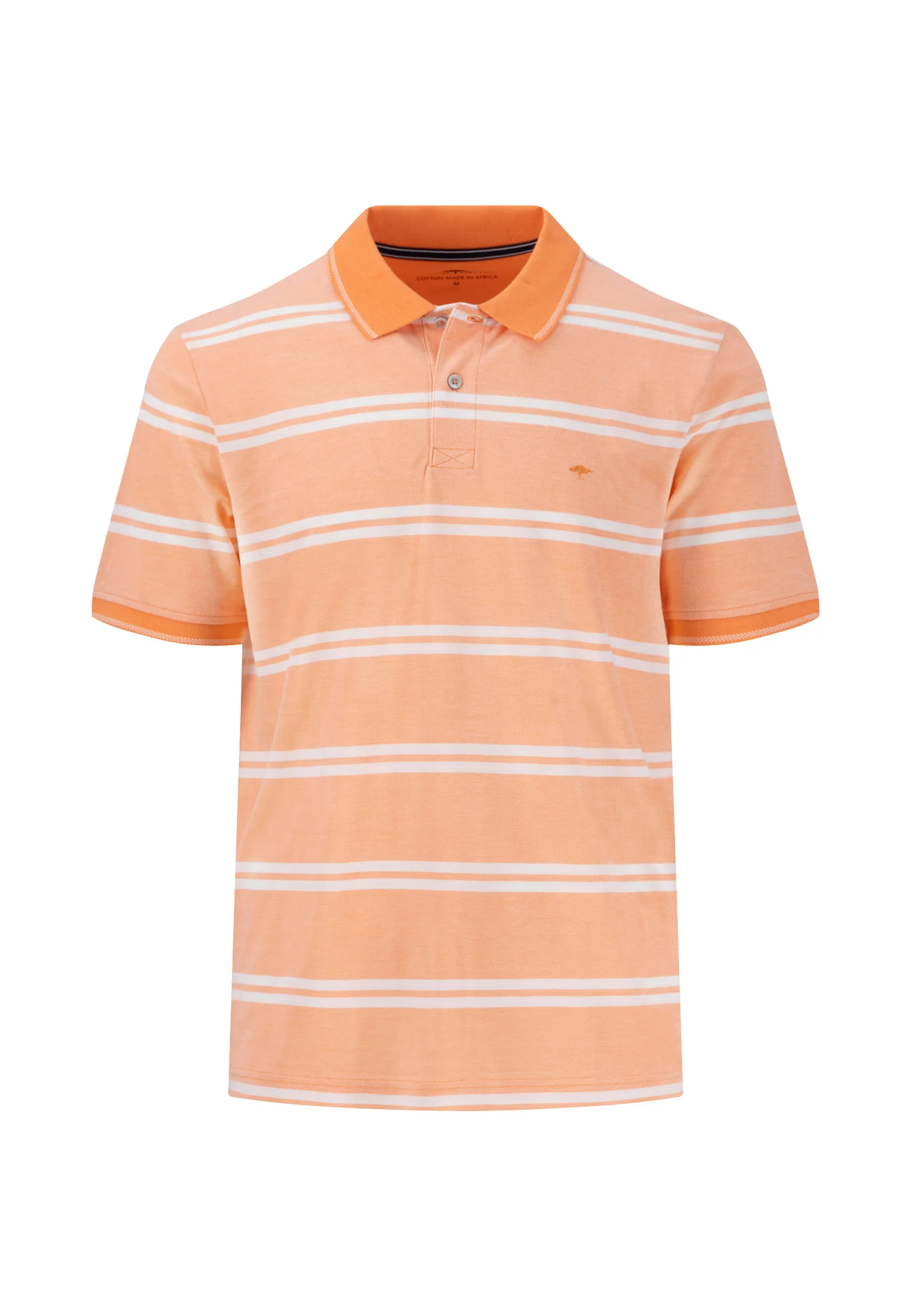 Poloshirt aus Baumwolle in Streifenoptik