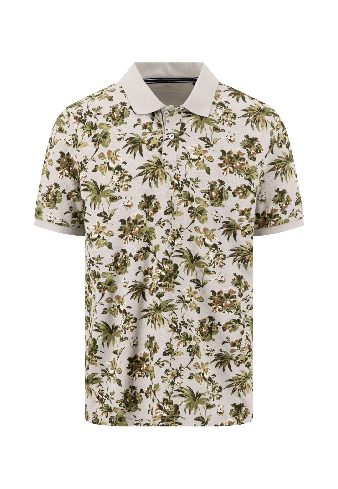 Poloshirt aus Baumwolle mit Allover-Print und Polokragen - Image 4