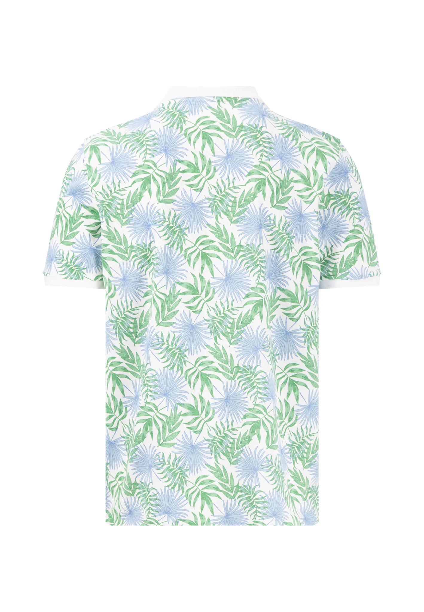 Poloshirt aus Baumwolle mit botanischem Print - Image 2