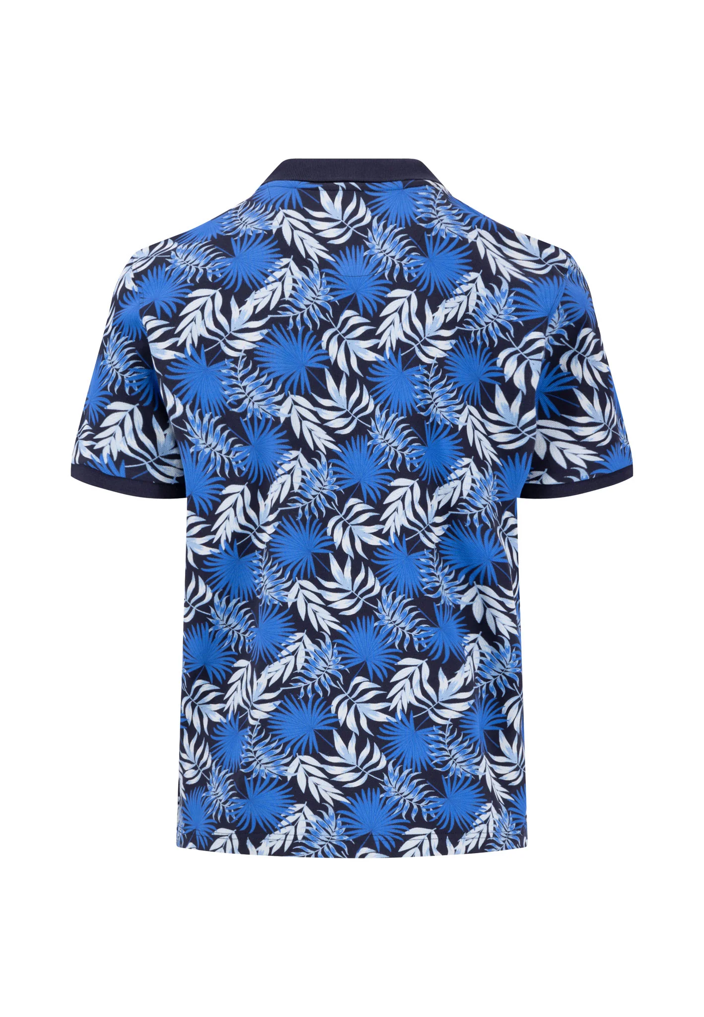 Poloshirt aus Baumwolle mit botanischem Print - Image 4