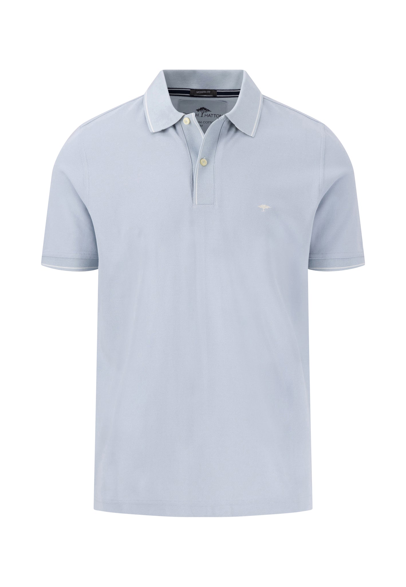 Poloshirt aus Baumwolle mit dezentem Kragendetail - Image 11