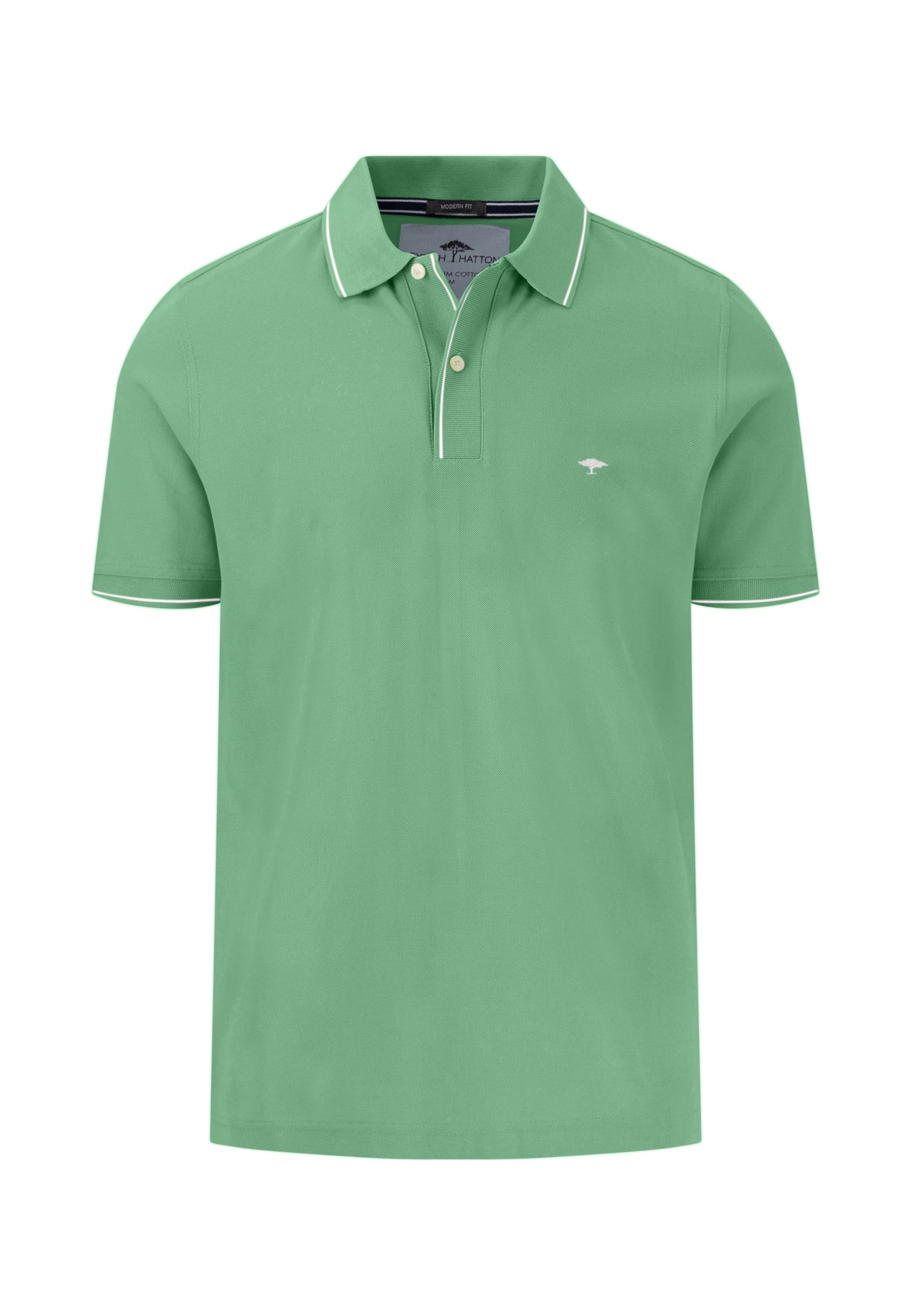 Poloshirt aus Baumwolle mit dezentem Kragendetail - Image 15