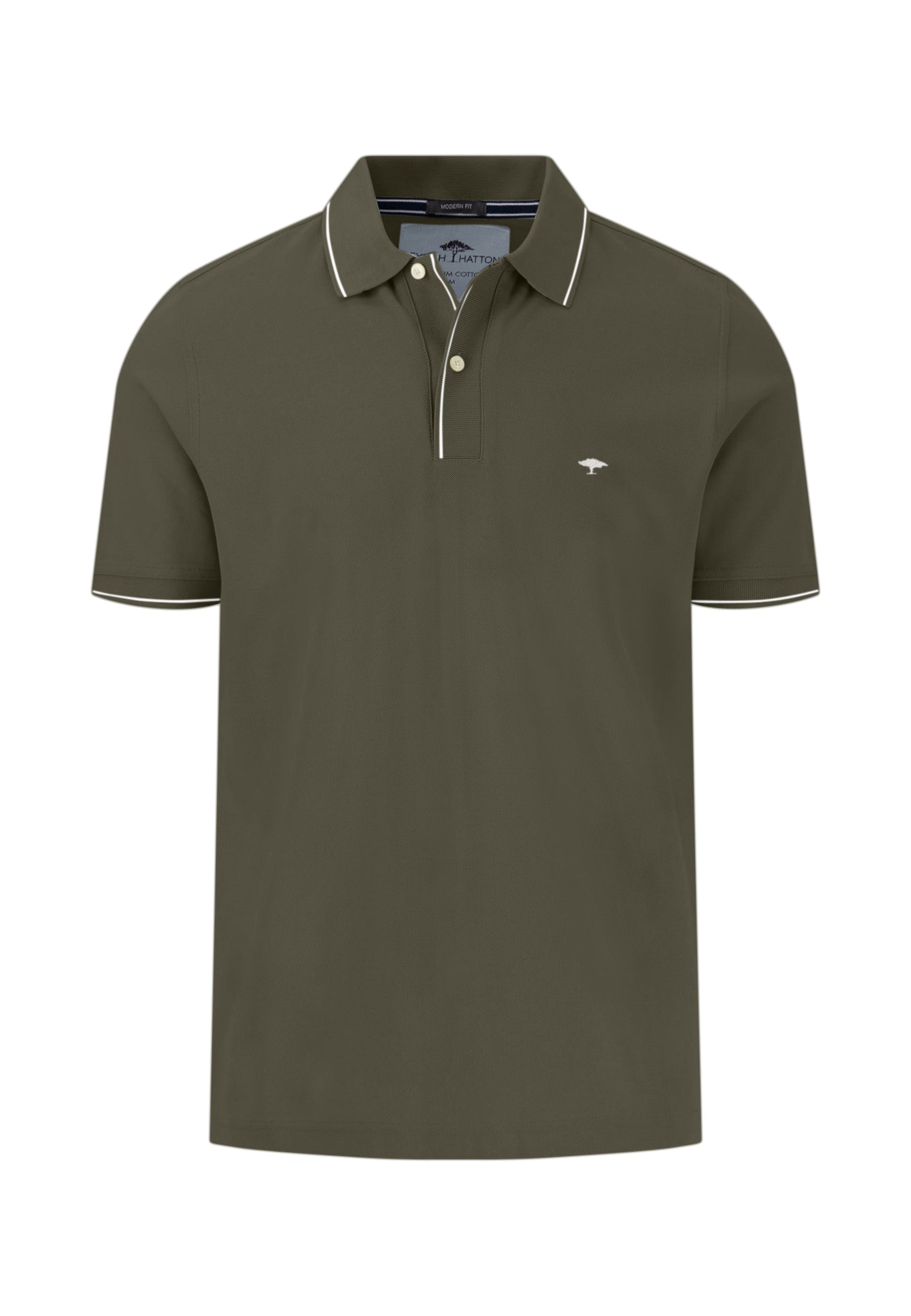 Poloshirt aus Baumwolle mit dezentem Kragendetail - Image 3