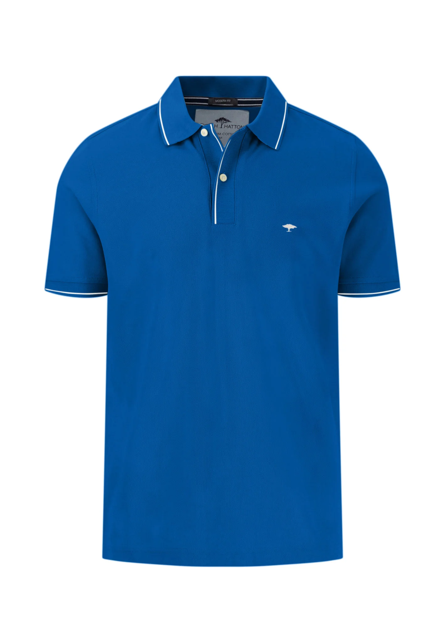 Poloshirt aus Baumwolle mit dezentem Kragendetail - Image 5