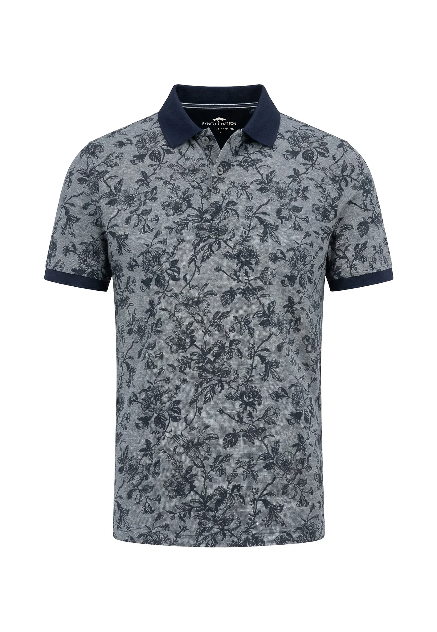 Poloshirt aus Baumwolle mit floralem Allover-Print - Image 4