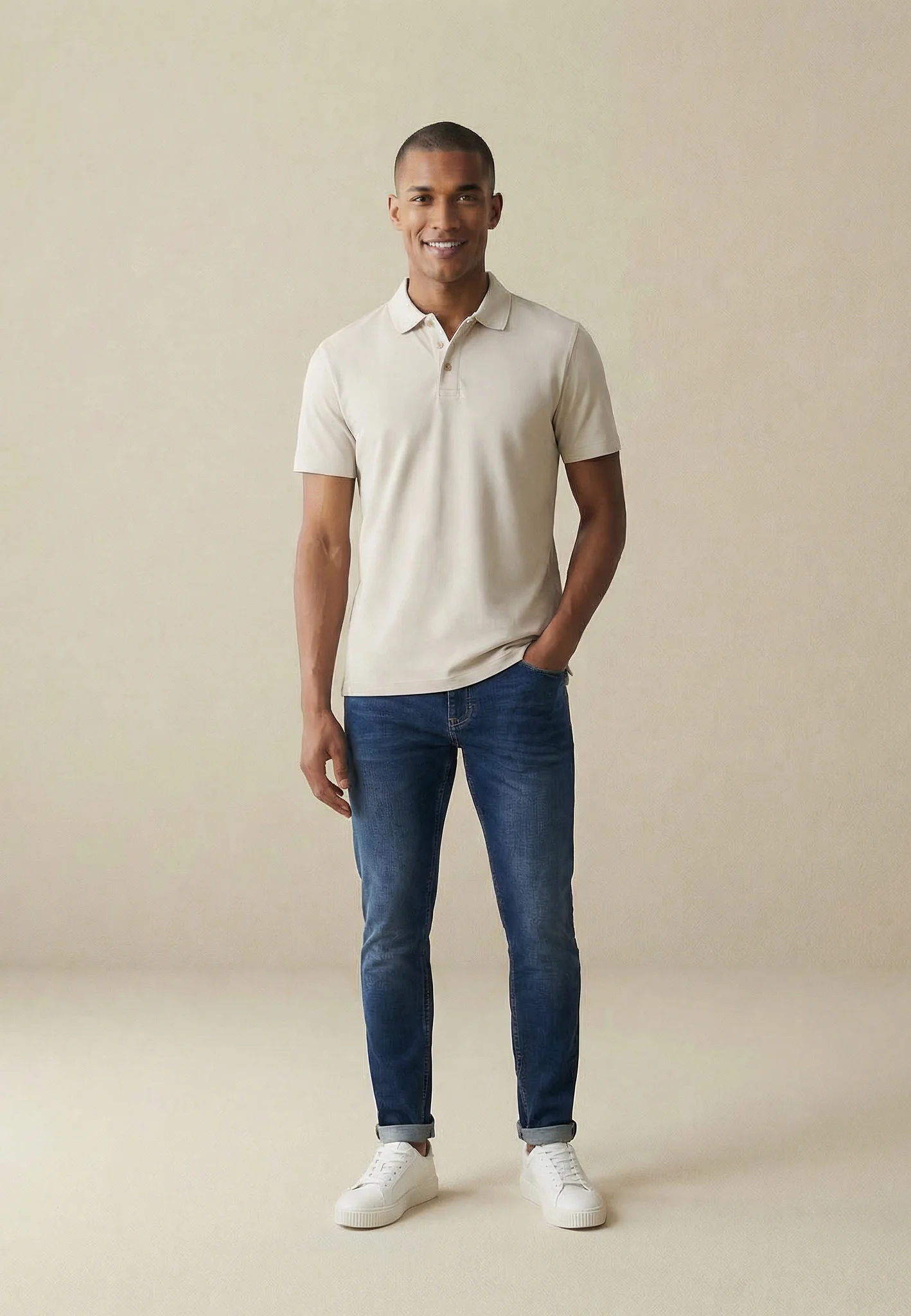Poloshirt aus Baumwolle mit klassischem Polokragen - Image 17