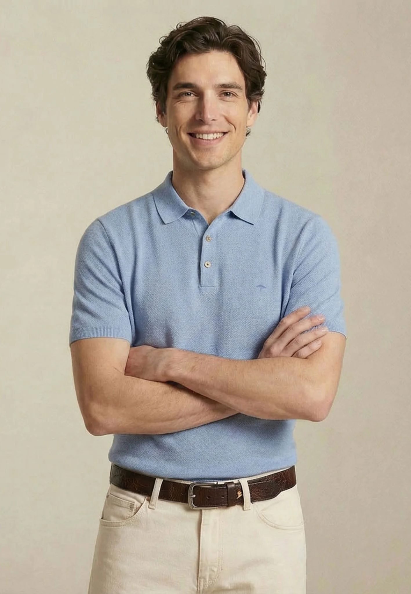 Poloshirt aus Baumwolle mit klassischem Polokragen – Air Cotton - Image 6