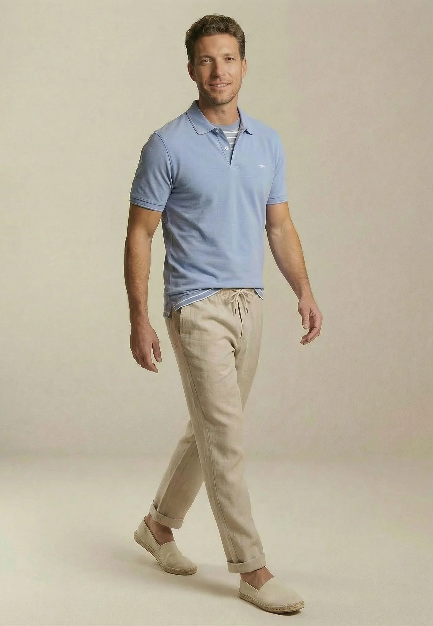 Poloshirt aus Baumwolle mit Kontrastdetails - Image 3