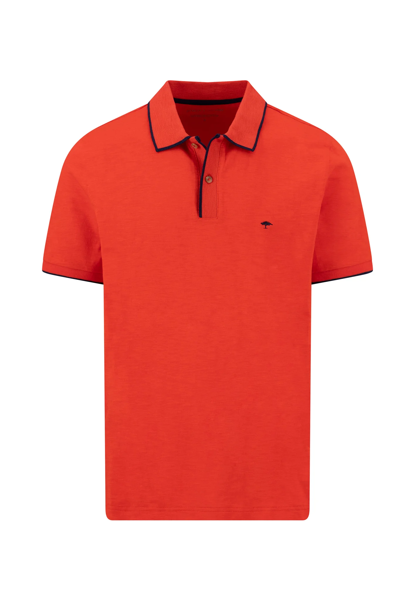 Poloshirt aus Baumwolle mit Slub-Webart und Kontrastdetails - Image 10