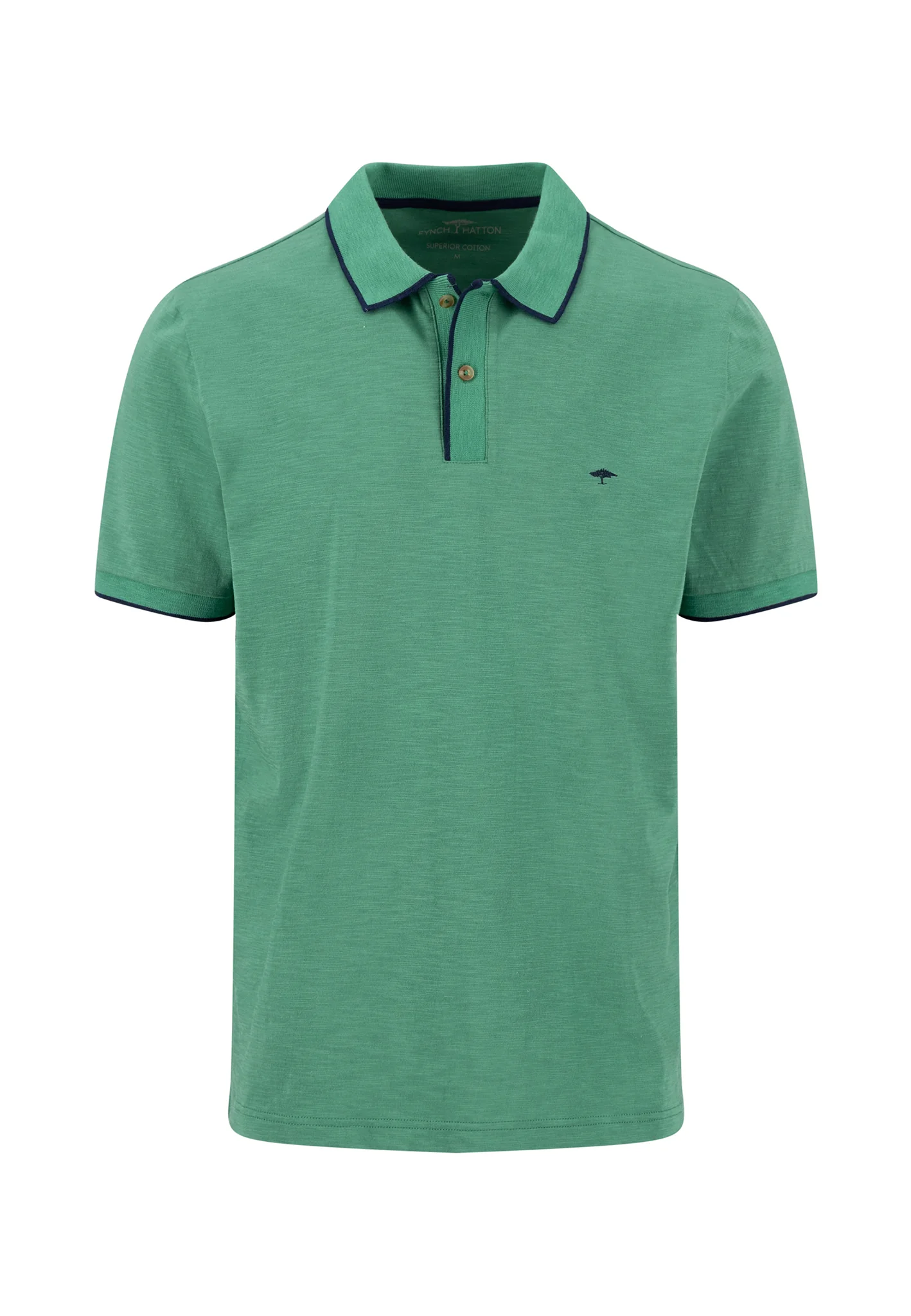 Poloshirt aus Baumwolle mit Slub-Webart und Kontrastdetails - Image 12