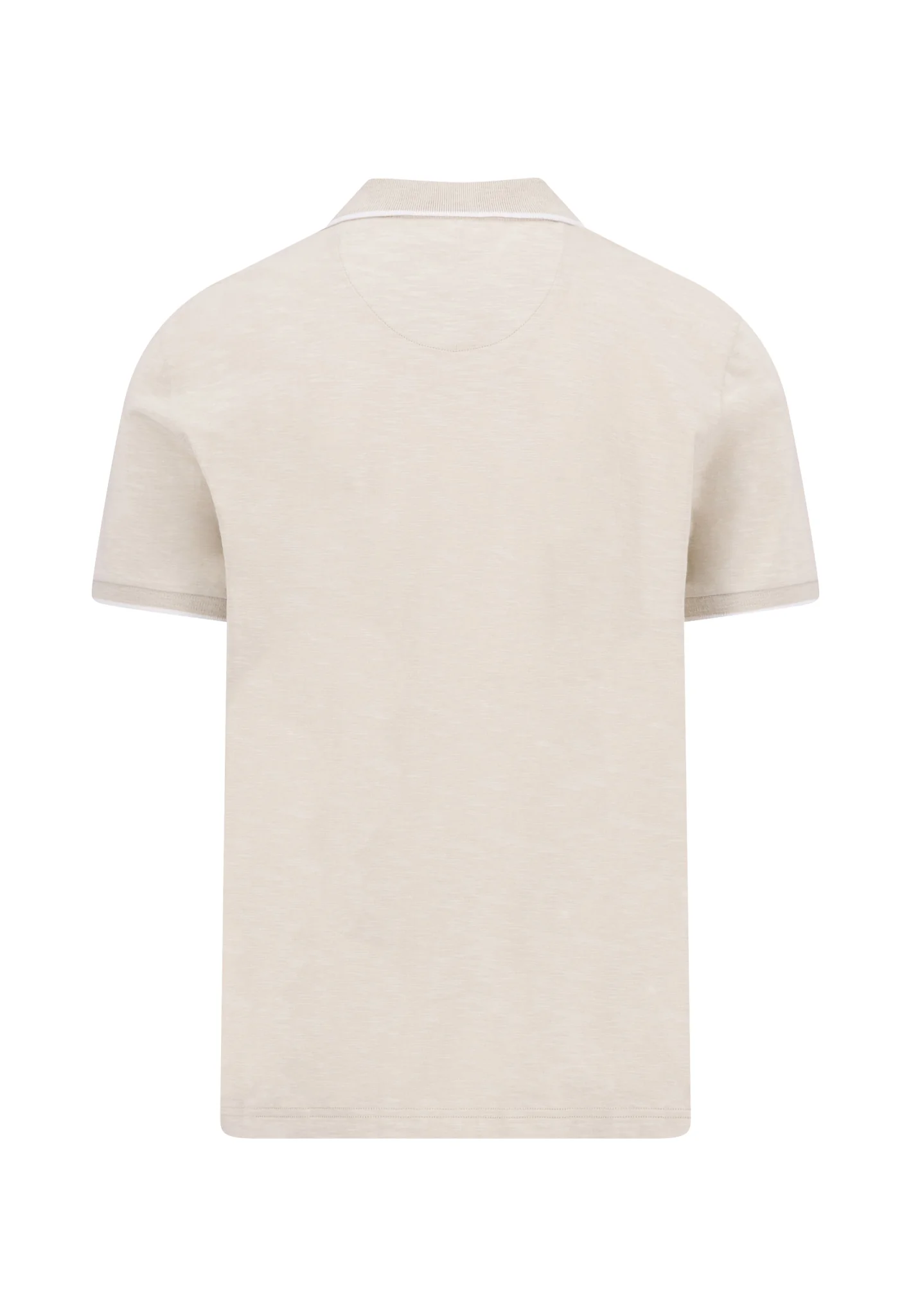 Poloshirt aus Baumwolle mit Slub-Webart und Kontrastdetails - Image 5