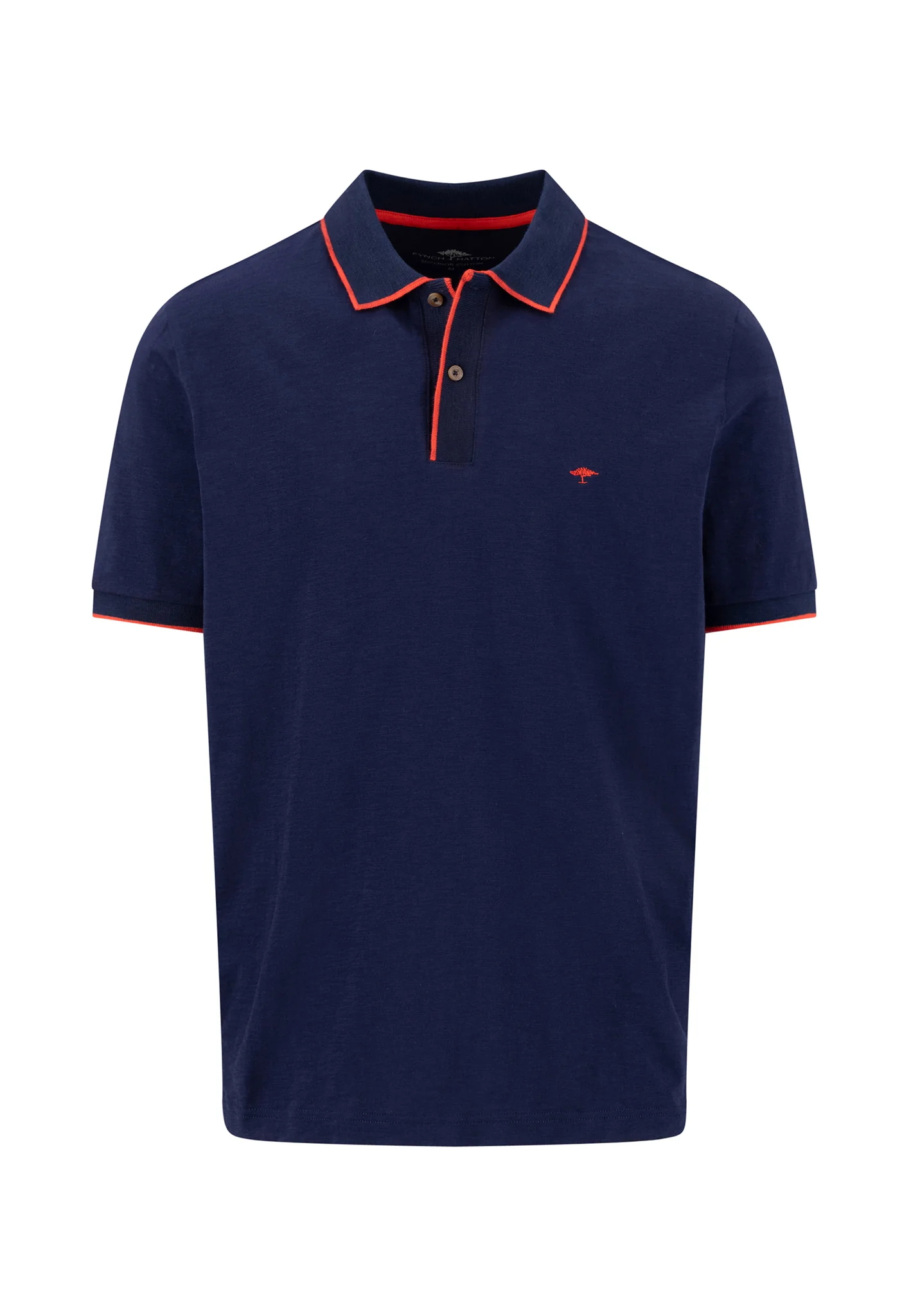 Poloshirt aus Baumwolle mit Slub-Webart und Kontrastdetails - Image 6