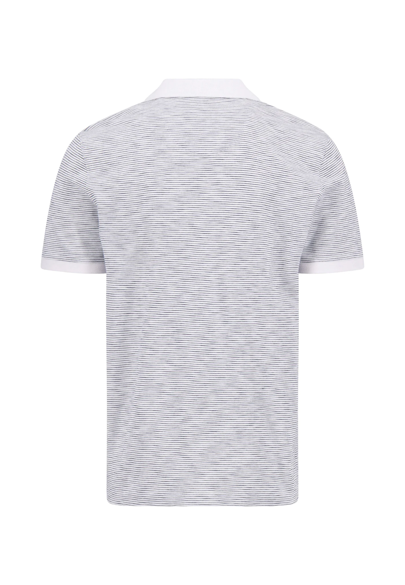 Poloshirt aus Baumwolle mit Slub-Webart und Streifenmuster - Image 5