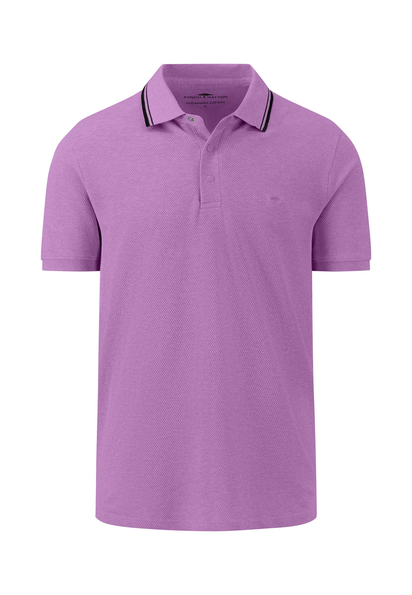 Poloshirt aus Baumwolle mit Streifenkragen - Image 3