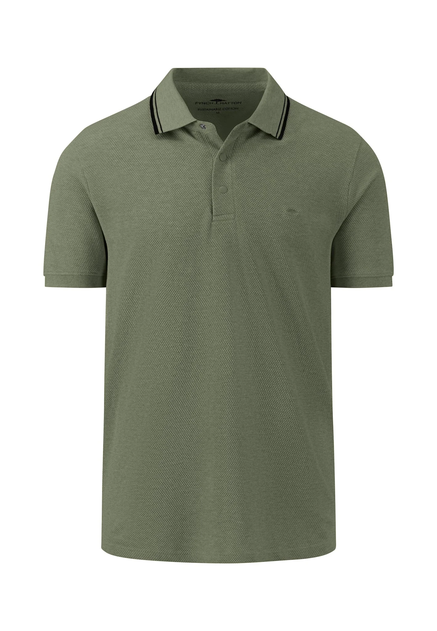 Poloshirt aus Baumwolle mit Streifenkragen - Image 5