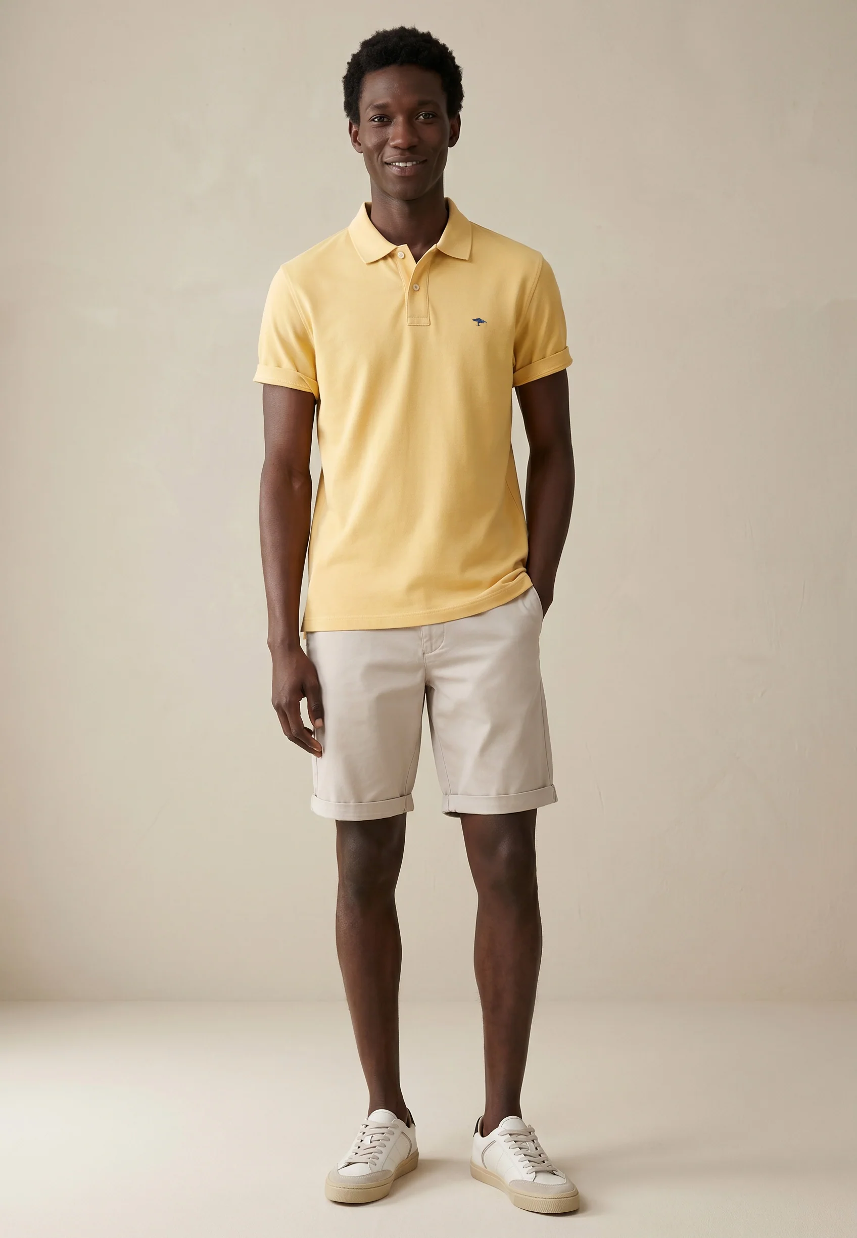 Poloshirt aus Baumwolle mit strukturierter Oberfläche – Premium Cotton - Image 15