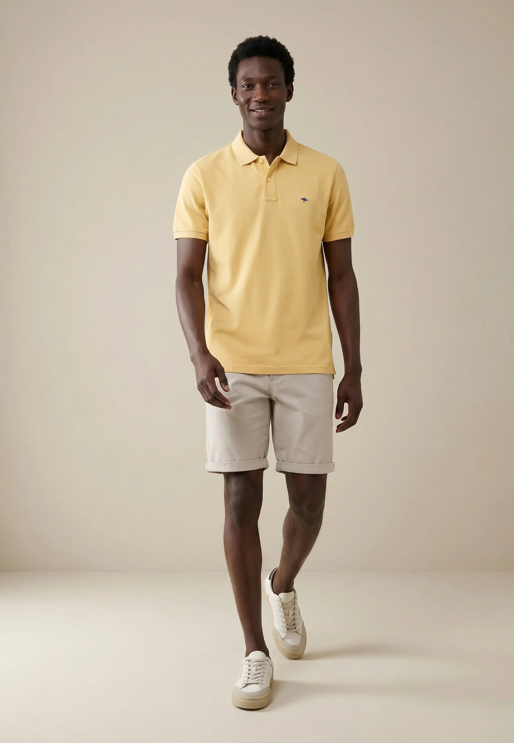 Poloshirt aus Baumwolle mit strukturierter Oberfläche – Premium Cotton - Image 16