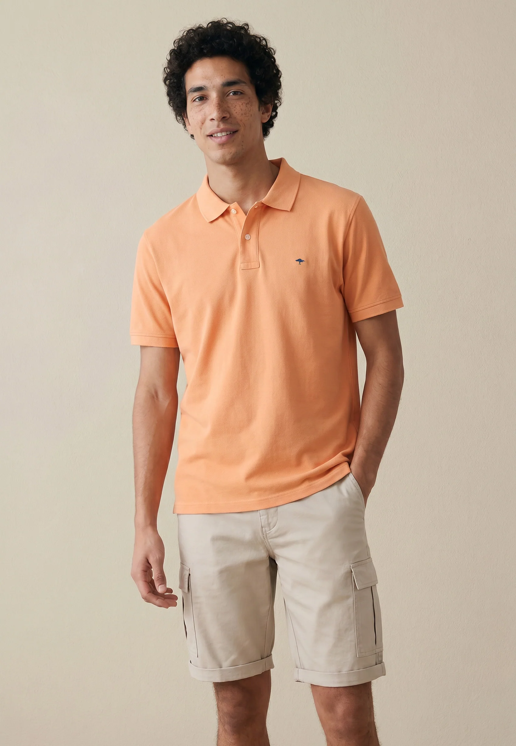 Poloshirt aus Baumwolle mit strukturierter Oberfläche – Premium Cotton - Image 19