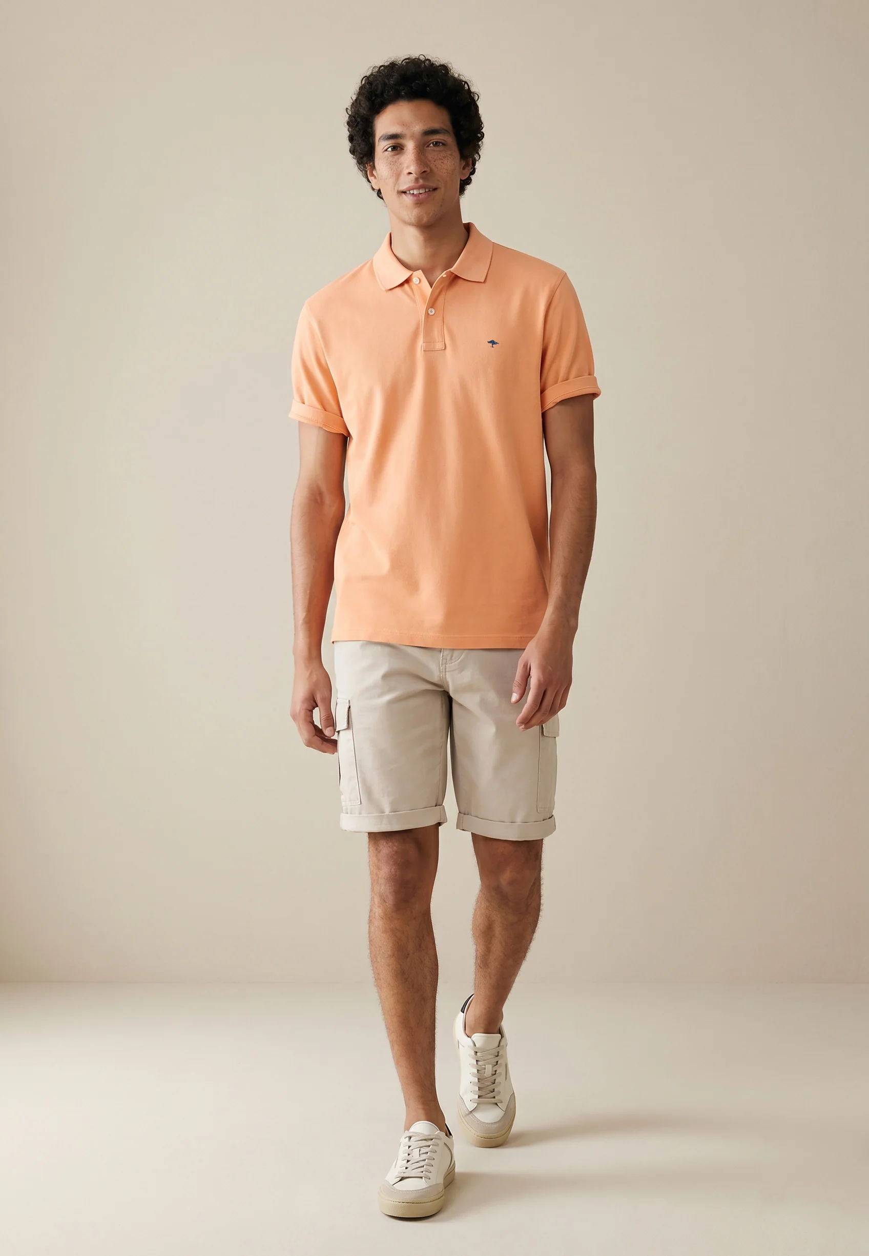 Poloshirt aus Baumwolle mit strukturierter Oberfläche – Premium Cotton - Image 21